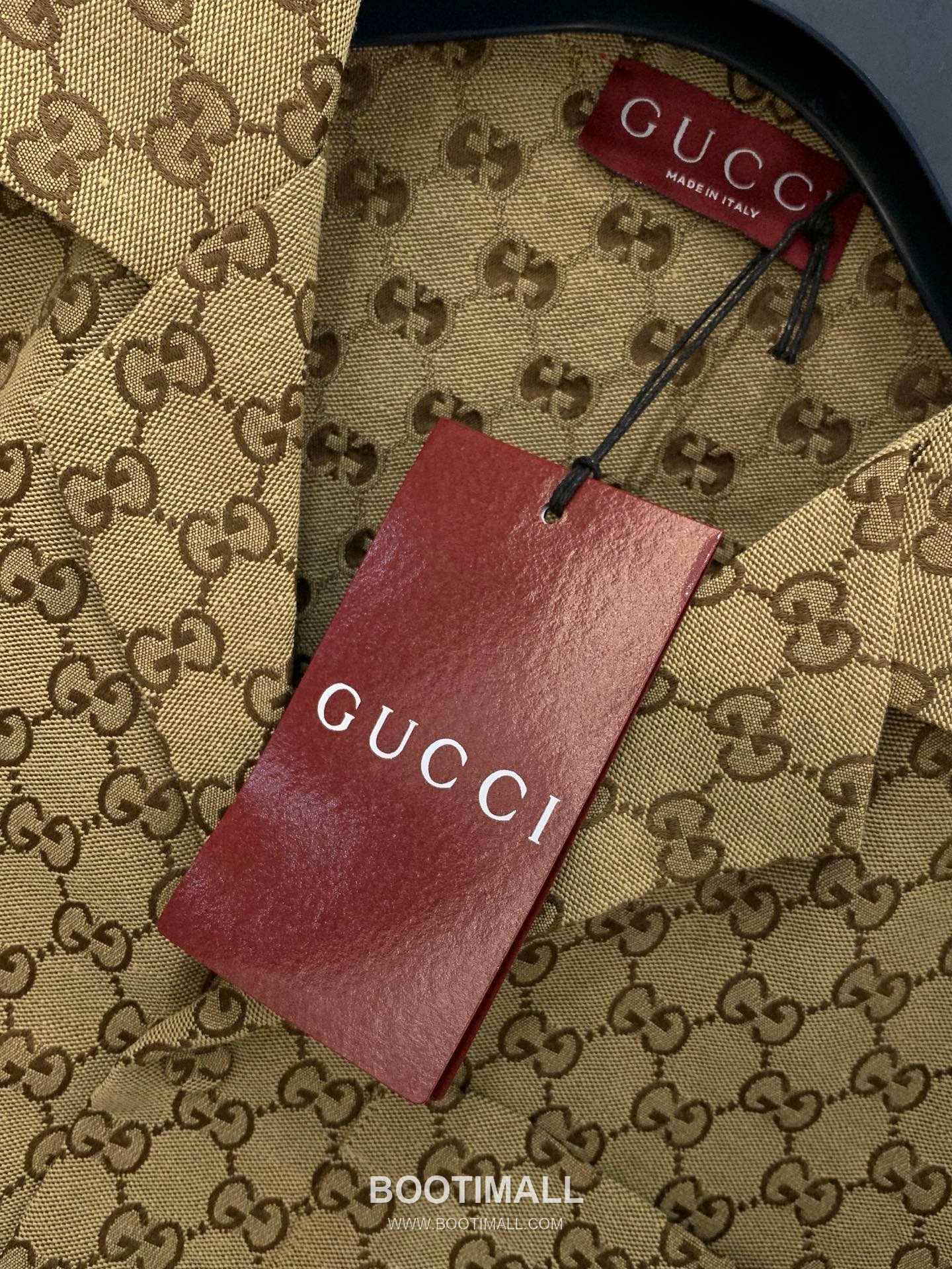 Gucci SS26 Cotton Blend Collared Jacket with Jacquard Logo Pattern 구찌 SS26 코튼 혼방 카라 재킷 자카드 로고 패턴 7