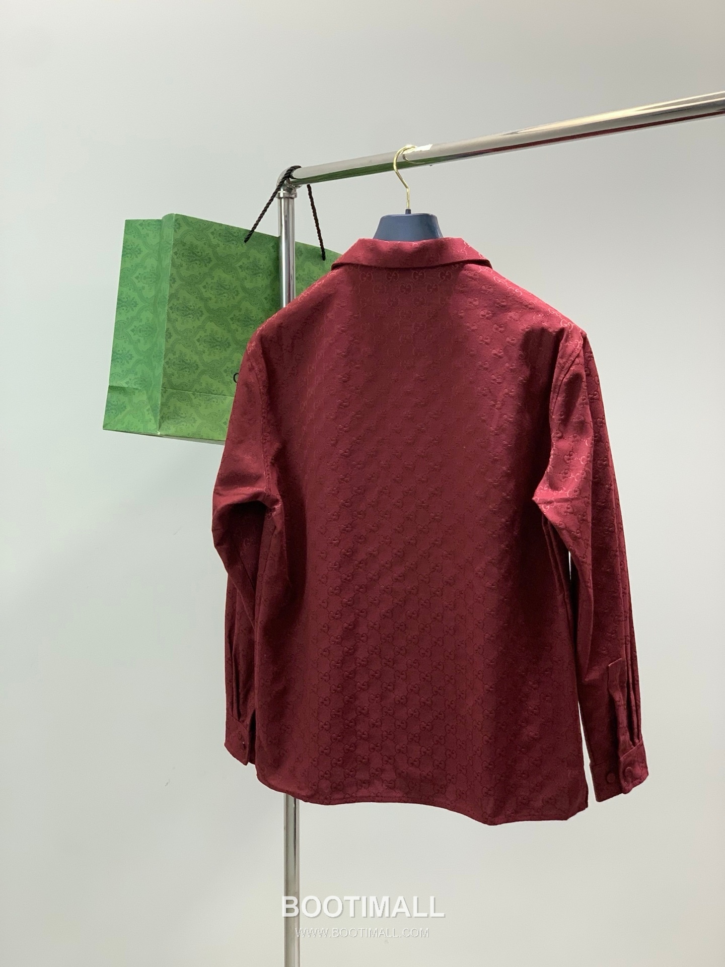 Gucci SS26 Cotton Blend Collared Jacket with Jacquard Logo Pattern 구찌 SS26 코튼 혼방 카라 재킷 자카드 로고 패턴 2