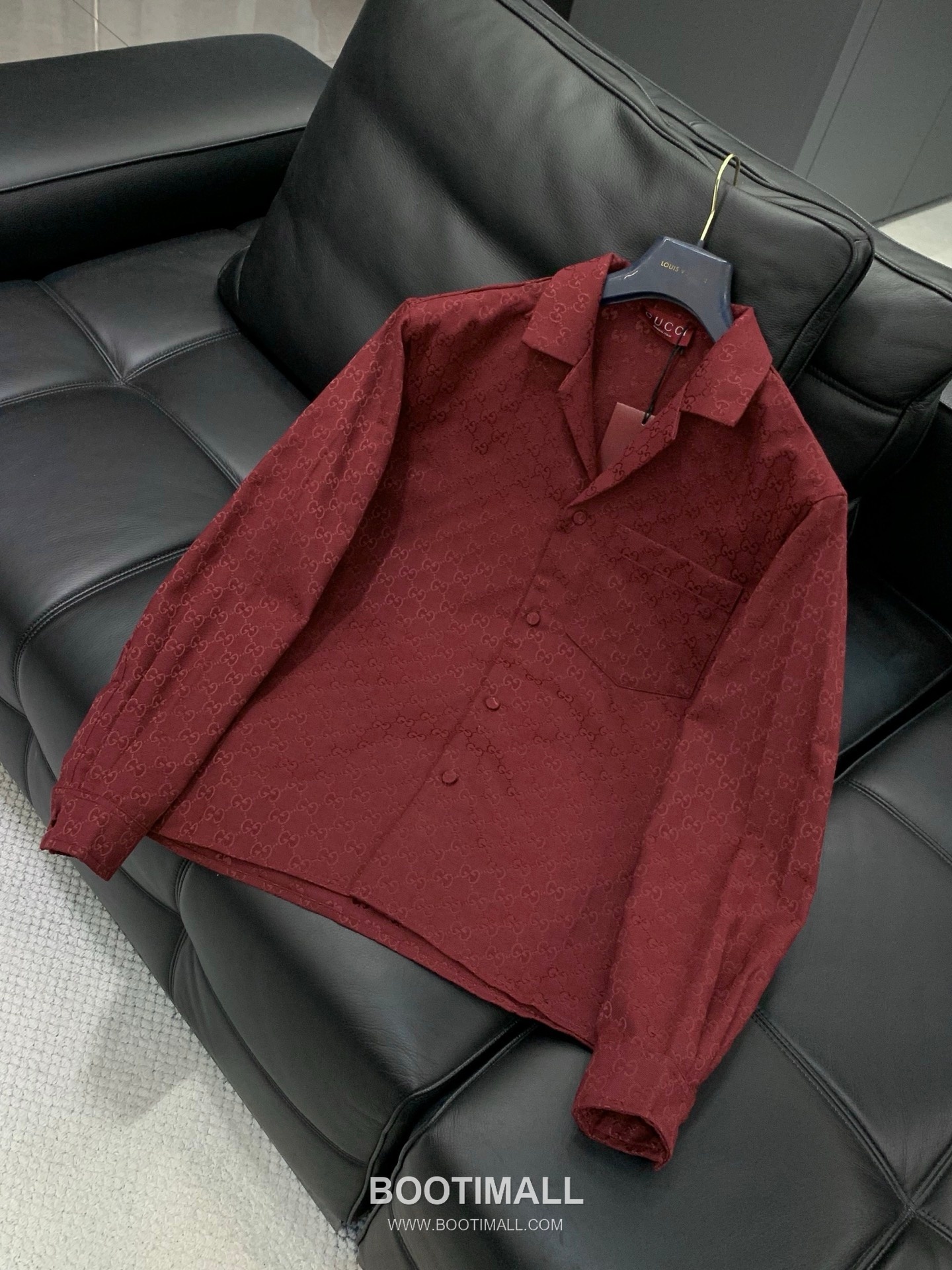 Gucci SS26 Cotton Blend Collared Jacket with Jacquard Logo Pattern 구찌 SS26 코튼 혼방 카라 재킷 자카드 로고 패턴 3