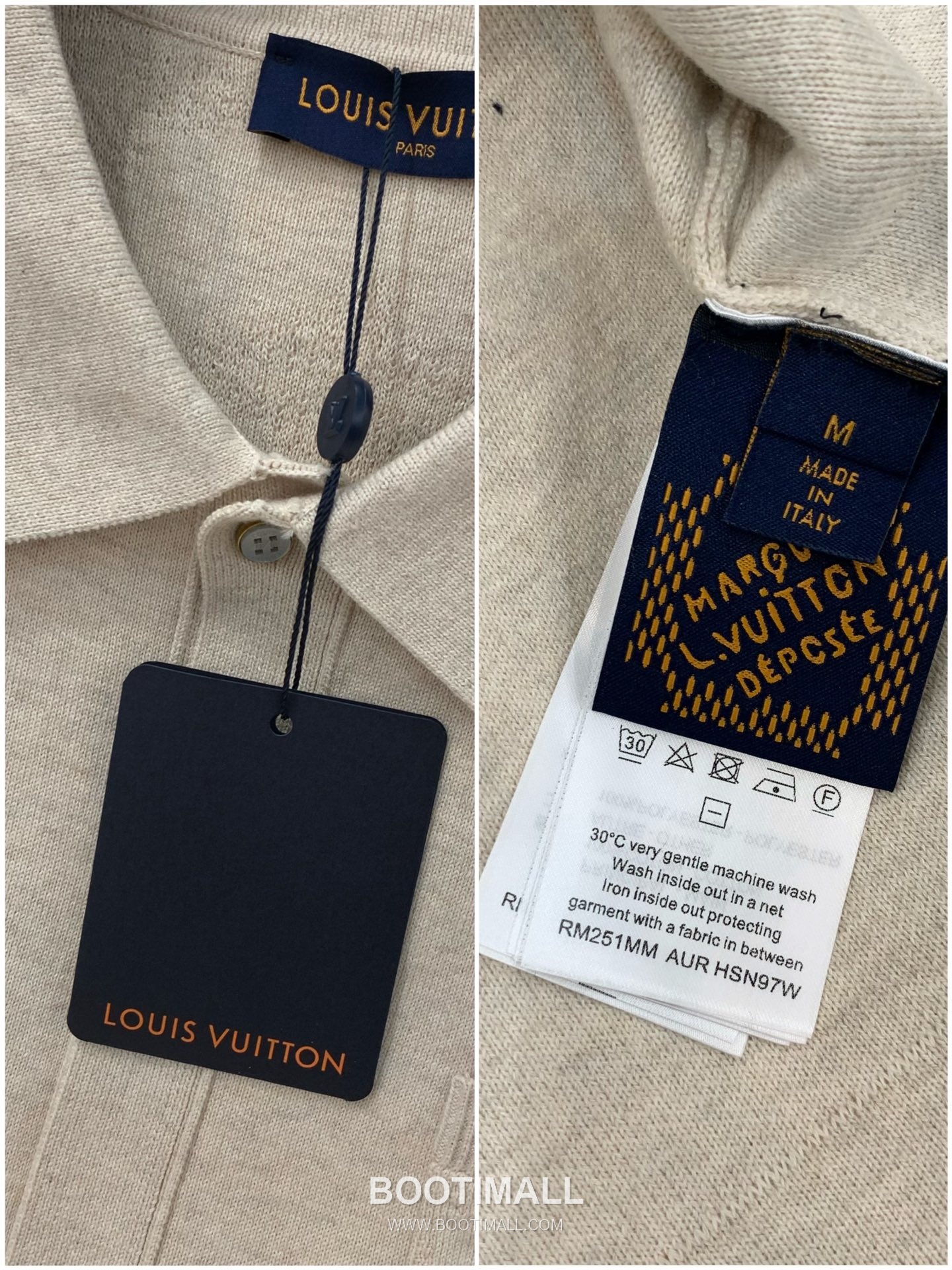 Louis Vuitton SS26 Cotton Knit Collared Cardigan Short Sleeve with Logo Pattern 루이비통 SS26 코튼 니트 카라 가디건 반팔 로고 패턴 12