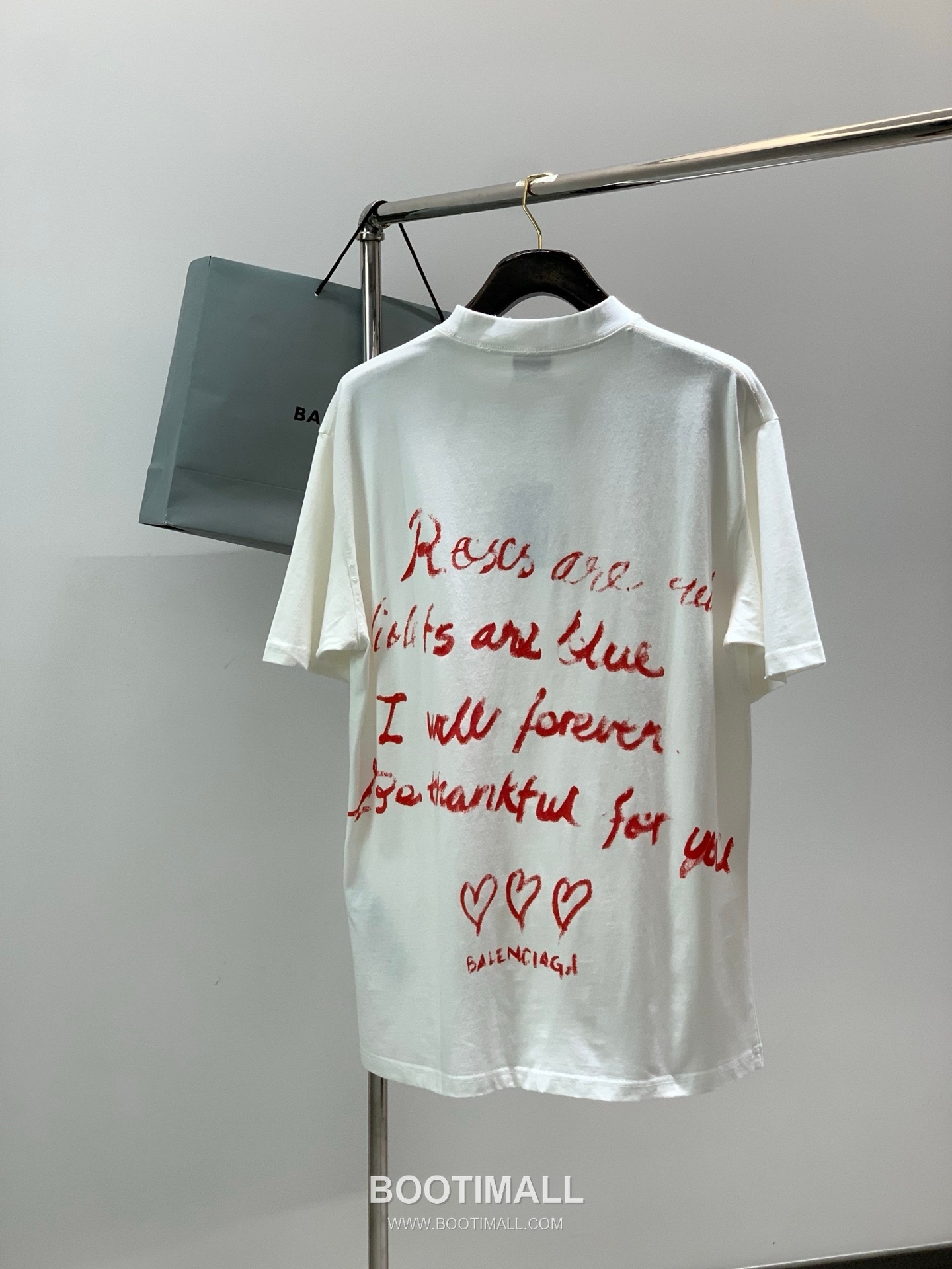 Balenciaga SS26 Cotton Crewneck T-Shirt with Logo Print 발렌시아가 SS26 코튼 크루넥 티셔츠 로고 프린트 2