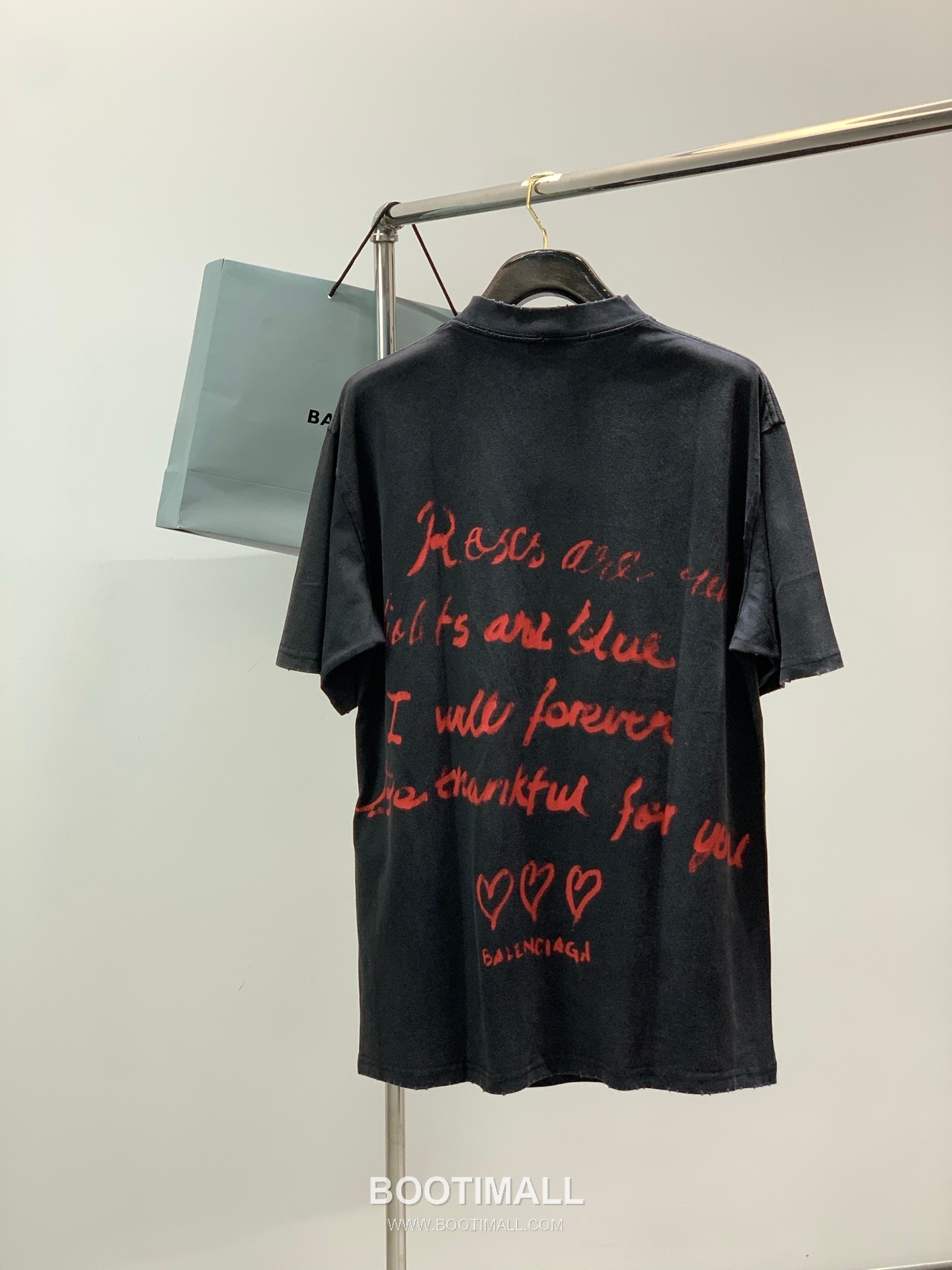 Balenciaga SS26 Cotton Crewneck T-Shirt with Logo Print 발렌시아가 SS26 코튼 크루넥 티셔츠 로고 프린트 2