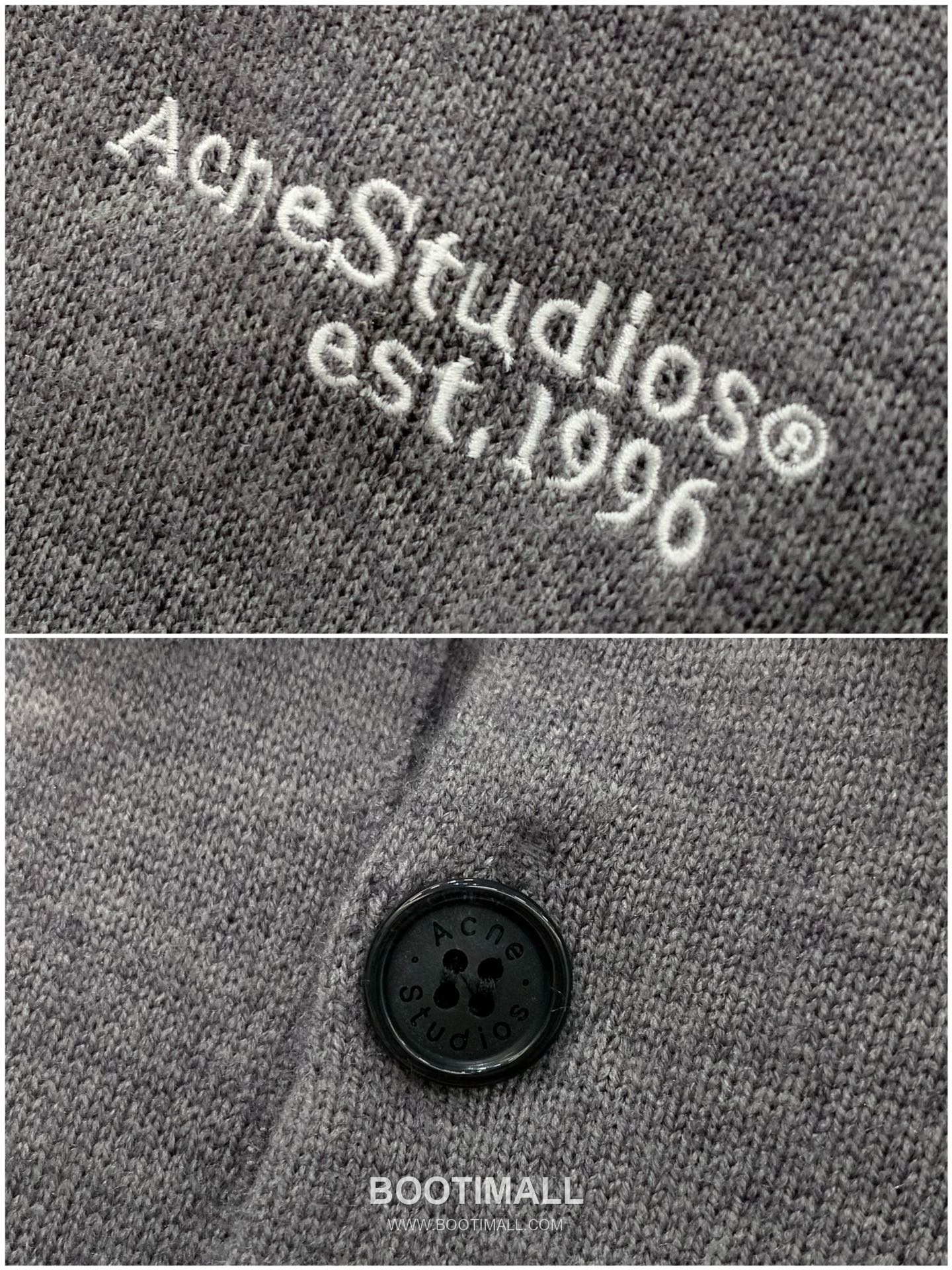 Acne Studios SS26 Wool Knit Collared Sweater with Embroidered Logo 아크네스튜디오 SS26 울 니트 카라 스웨터 자수 로고 7