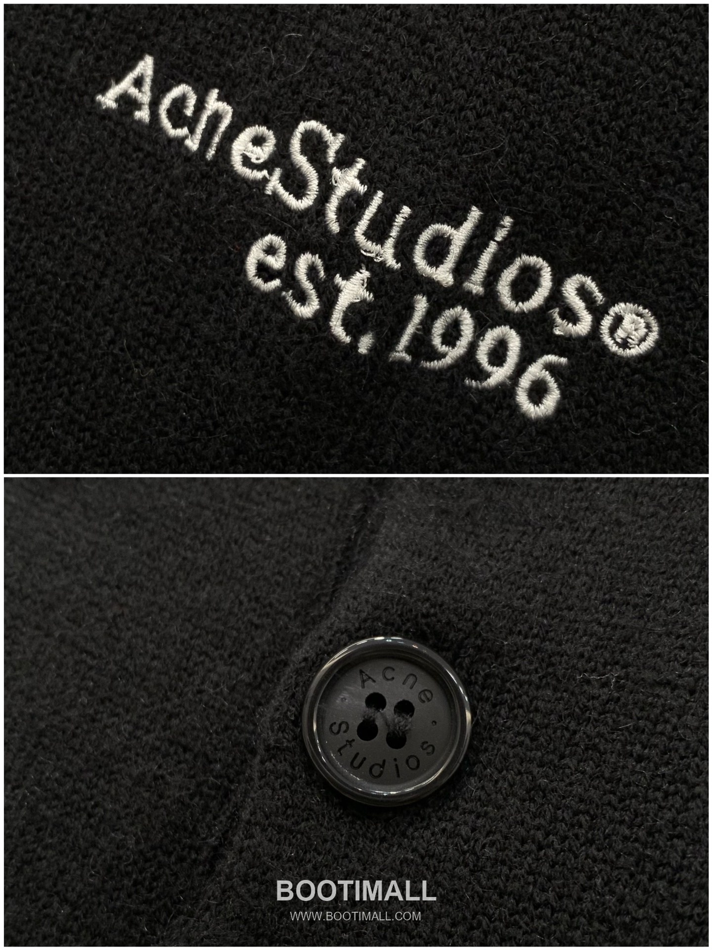 Acne Studios SS26 Wool Knit Collared Sweater with Embroidered Logo 아크네스튜디오 SS26 울 니트 카라 스웨터 자수 로고 7