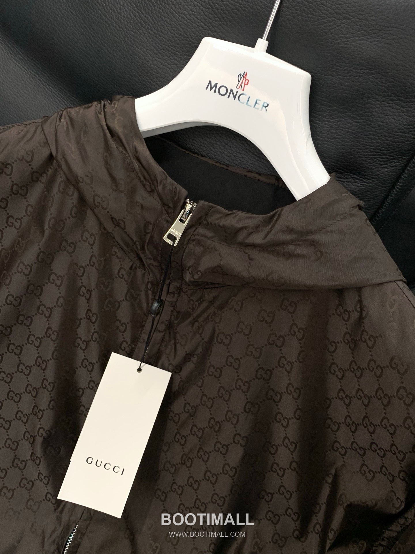 Gucci SS26 Cotton Blend Hooded Jacket with Jacquard Logo Pattern 구찌 SS26 코튼 혼방 후드 재킷 자카드 로고 패턴 4