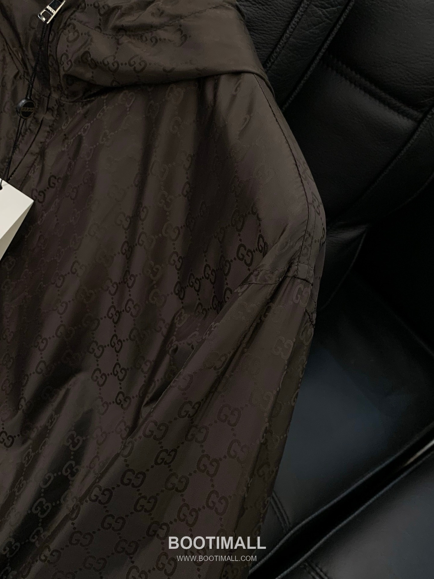 Gucci SS26 Cotton Blend Hooded Jacket with Jacquard Logo Pattern 구찌 SS26 코튼 혼방 후드 재킷 자카드 로고 패턴 5