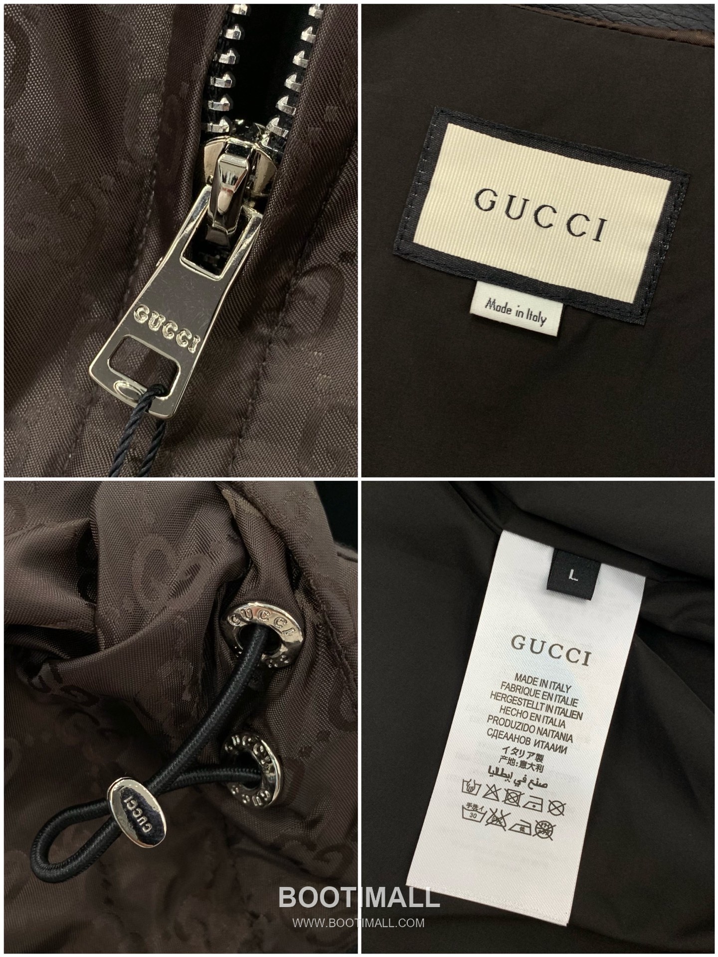 Gucci SS26 Cotton Blend Hooded Jacket with Jacquard Logo Pattern 구찌 SS26 코튼 혼방 후드 재킷 자카드 로고 패턴 7