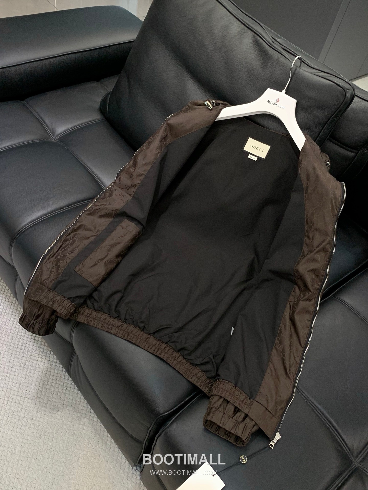 Gucci SS26 Cotton Blend Hooded Jacket with Jacquard Logo Pattern 구찌 SS26 코튼 혼방 후드 재킷 자카드 로고 패턴 8