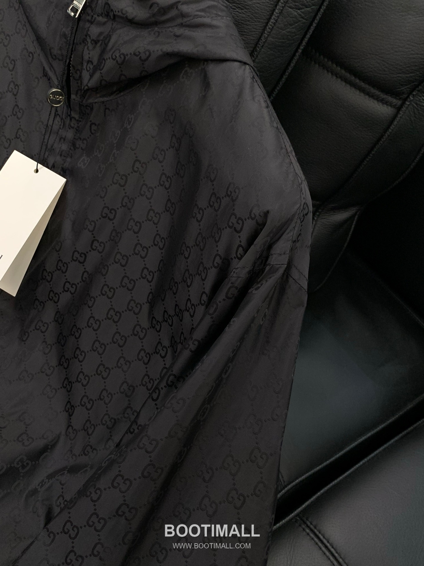 Gucci SS26 Cotton Blend Hooded Jacket with Jacquard Logo Pattern 구찌 SS26 코튼 혼방 후드 재킷 자카드 로고 패턴 5