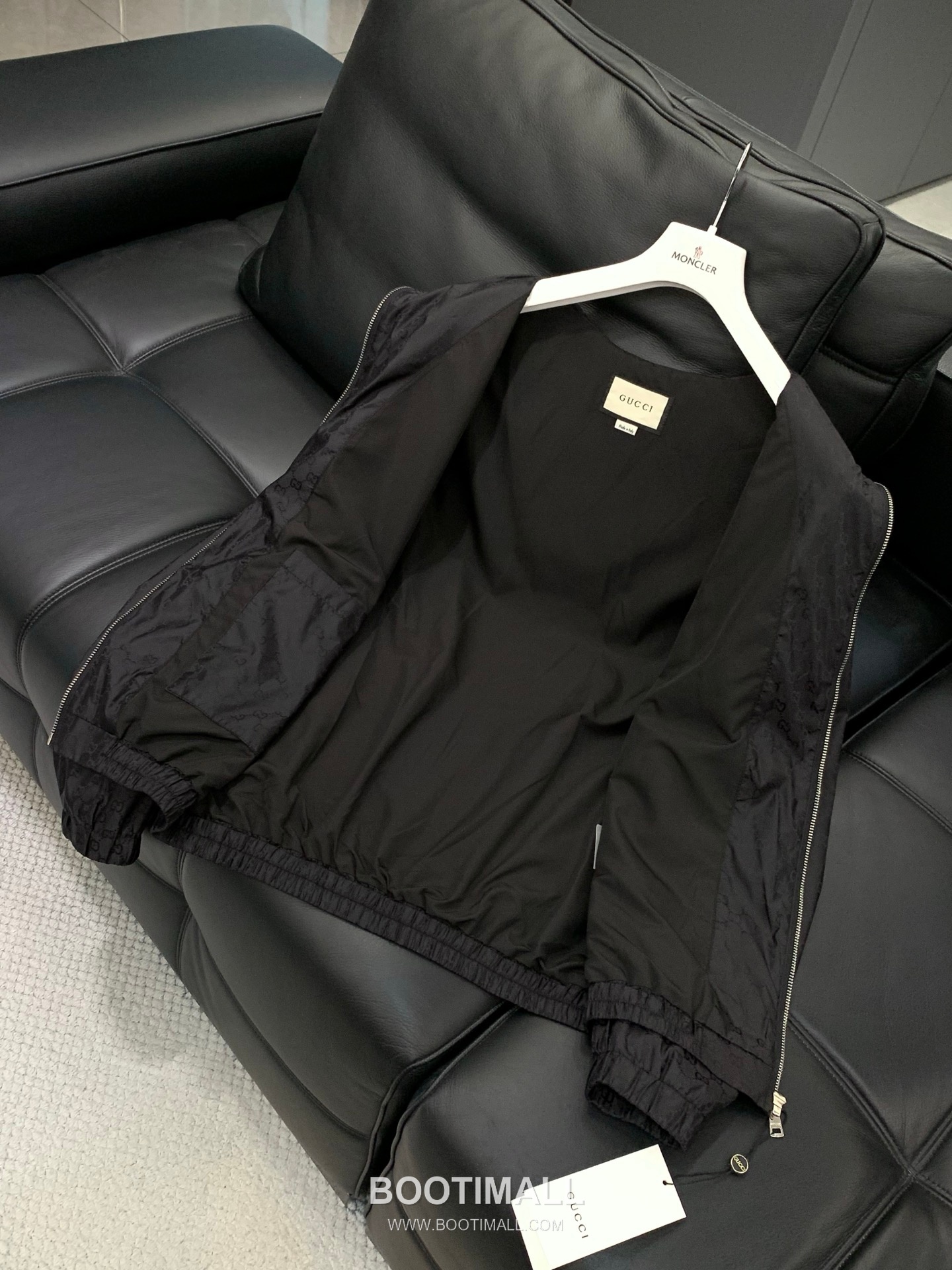 Gucci SS26 Cotton Blend Hooded Jacket with Jacquard Logo Pattern 구찌 SS26 코튼 혼방 후드 재킷 자카드 로고 패턴 8