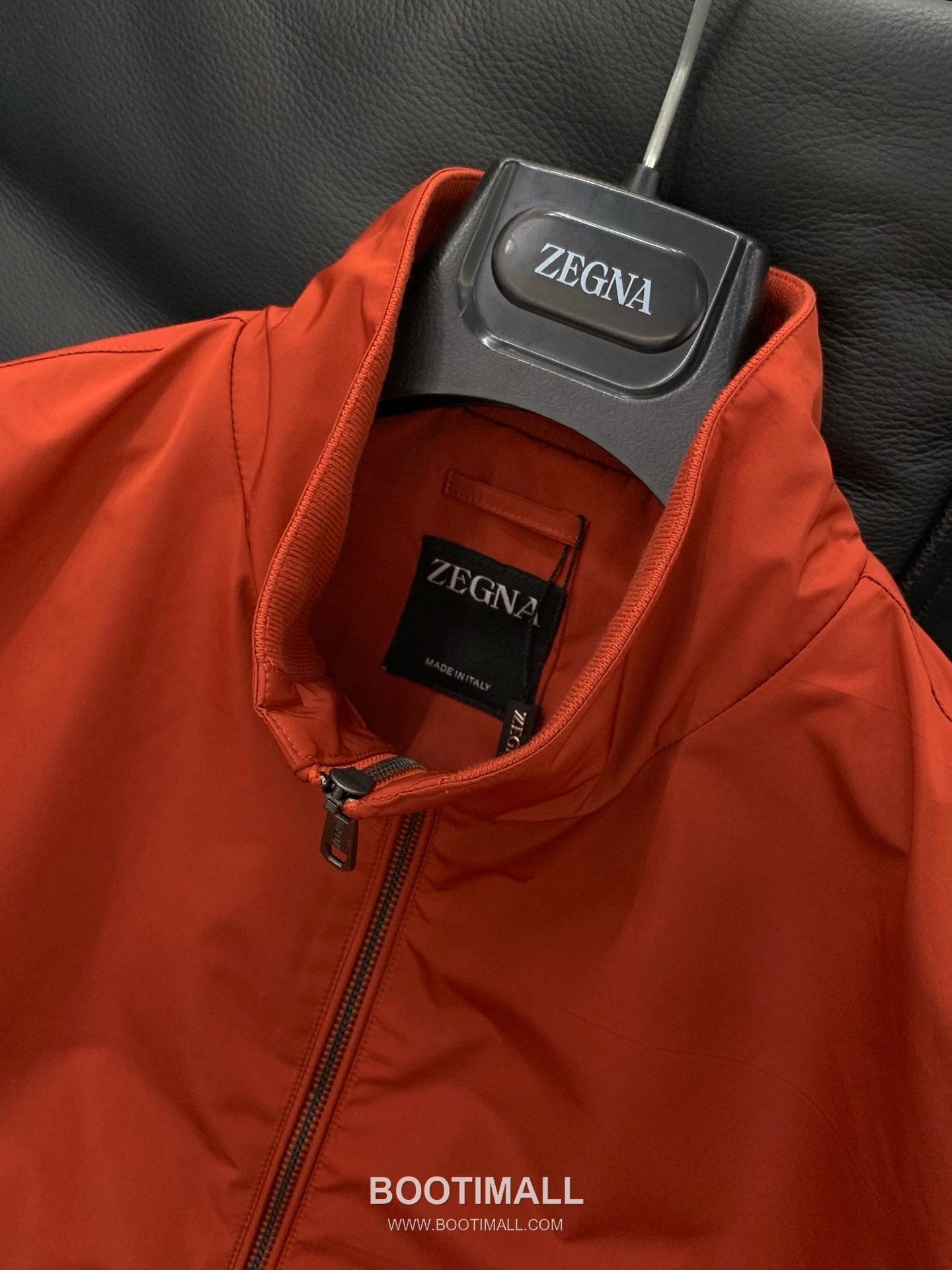 Zegna SS26 Cotton Blend Stand Collar Zip Jacket with Logo Print 제냐 SS26 코튼 혼방 스탠드 카라 집 재킷 로고 프린트 4