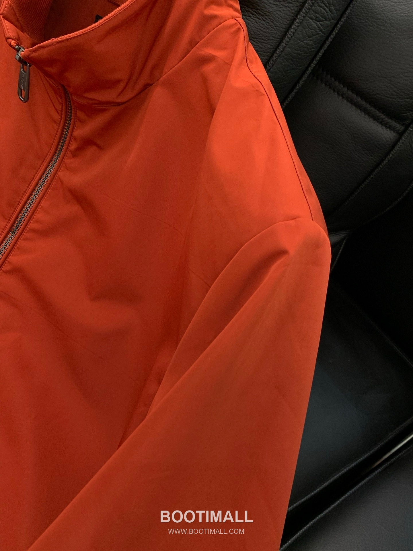 Zegna SS26 Cotton Blend Stand Collar Zip Jacket with Logo Print 제냐 SS26 코튼 혼방 스탠드 카라 집 재킷 로고 프린트 5