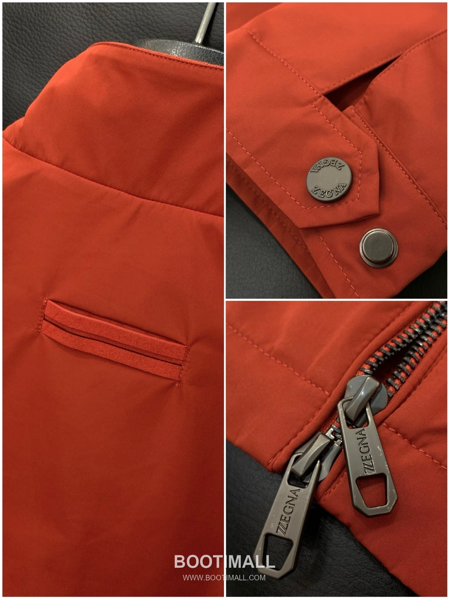 Zegna SS26 Cotton Blend Stand Collar Zip Jacket with Logo Print 제냐 SS26 코튼 혼방 스탠드 카라 집 재킷 로고 프린트 6