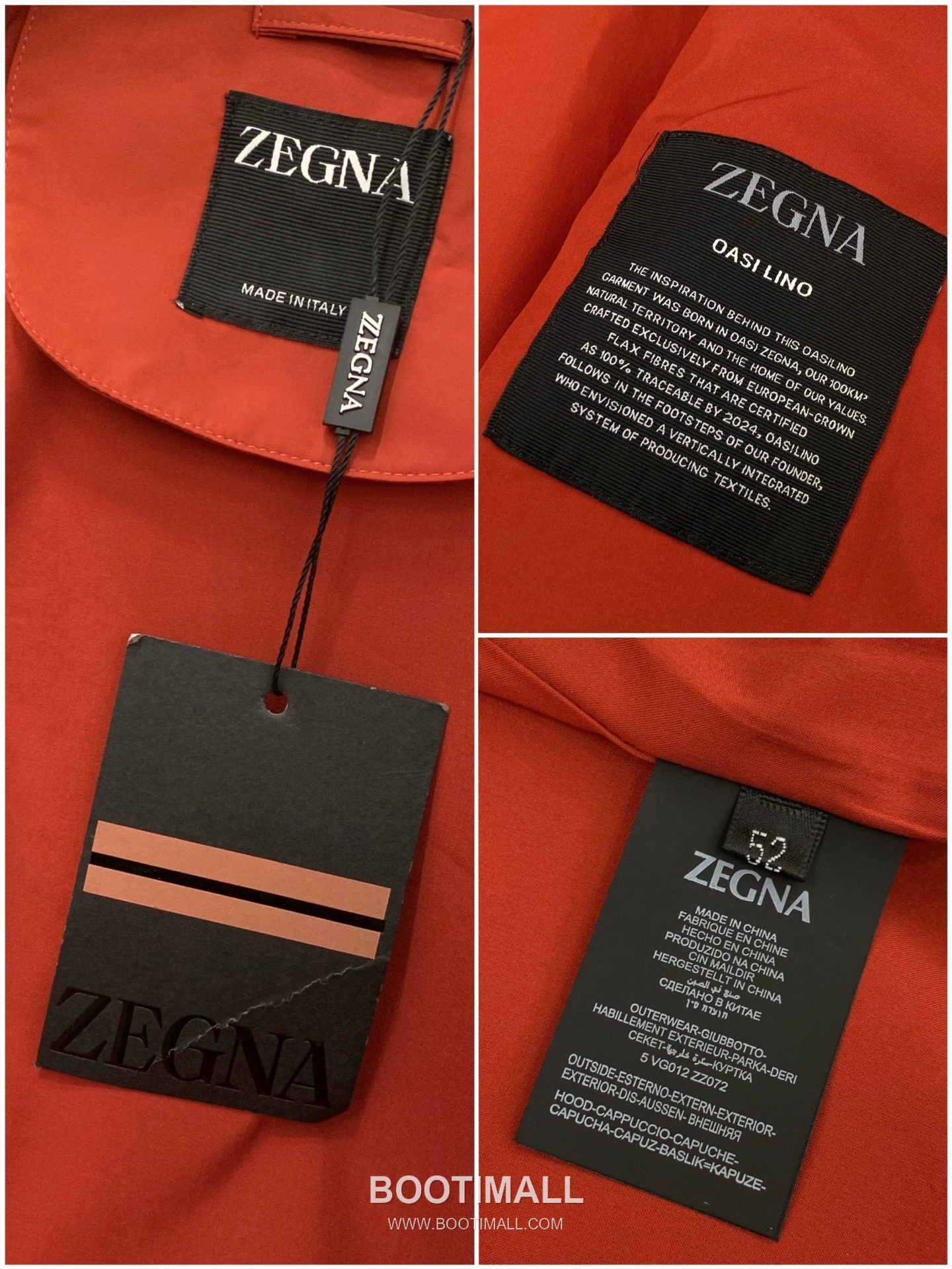 Zegna SS26 Cotton Blend Stand Collar Zip Jacket with Logo Print 제냐 SS26 코튼 혼방 스탠드 카라 집 재킷 로고 프린트 7