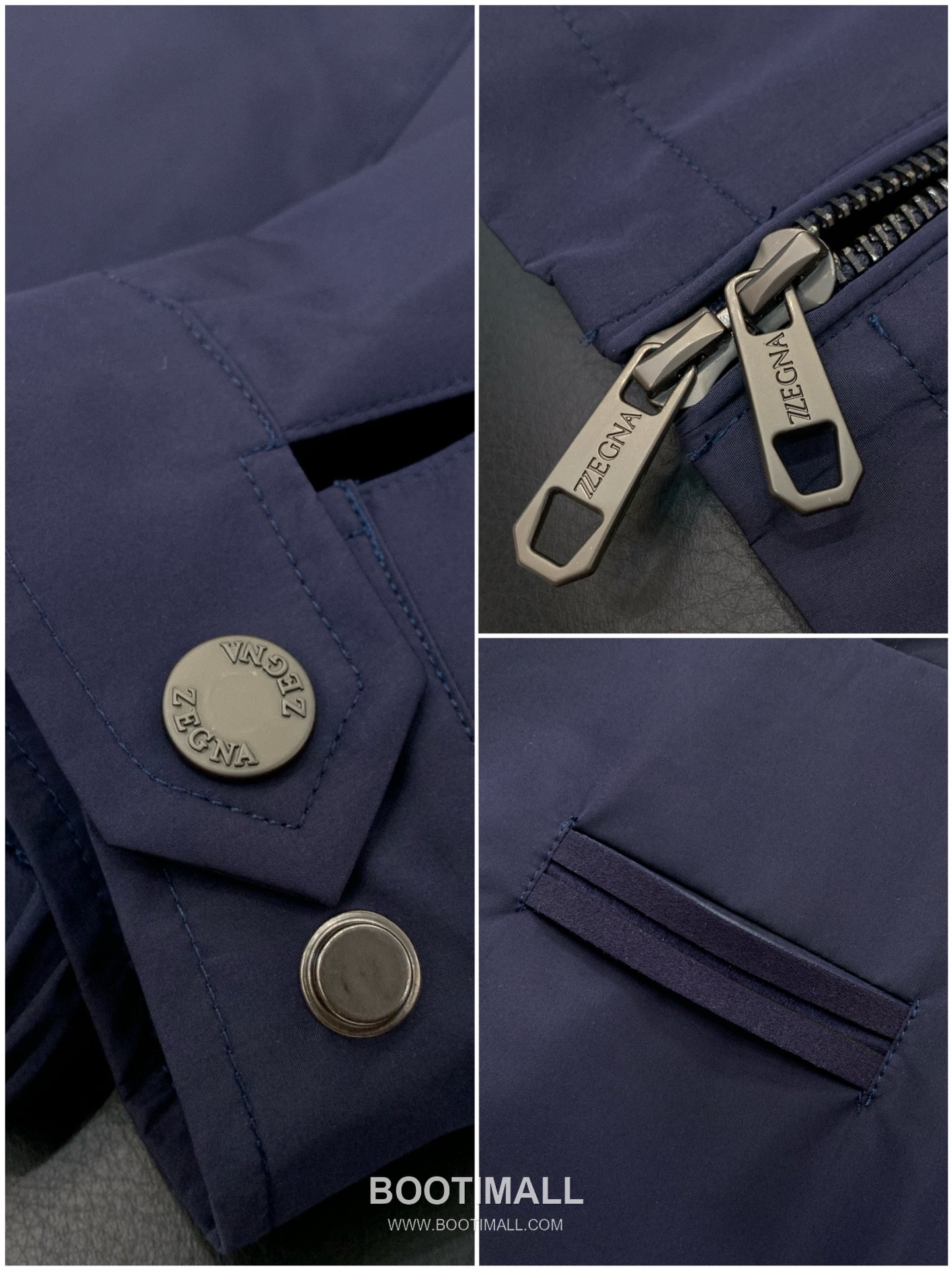 Zegna SS26 Cotton Blend Stand Collar Zip Jacket with Logo Print 제냐 SS26 코튼 혼방 스탠드 카라 집 재킷 로고 프린트 6