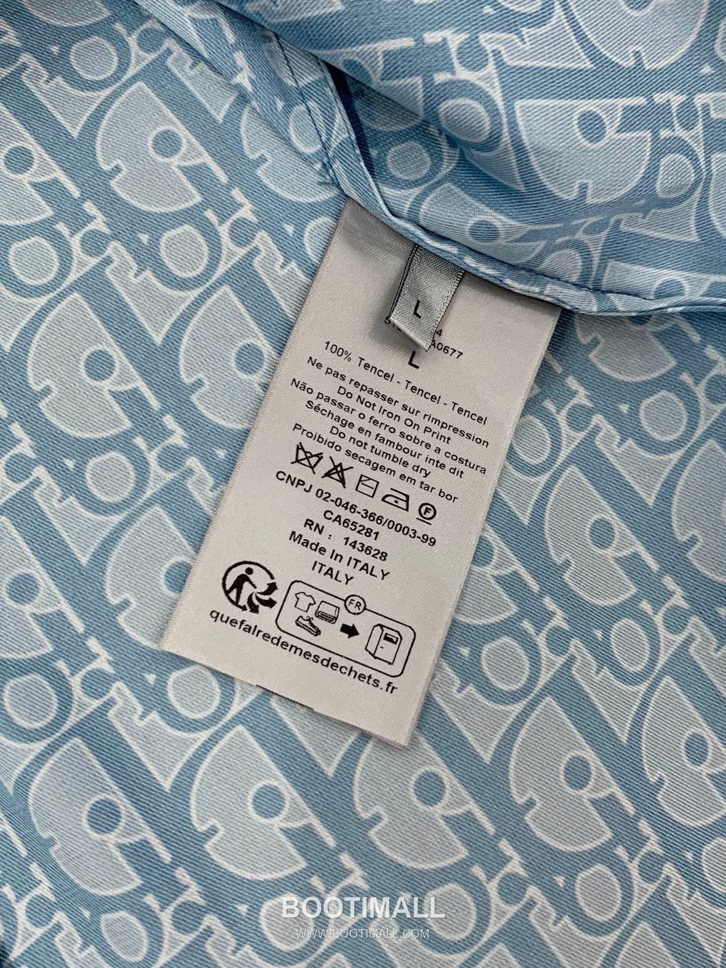 Dior SS26 Cotton Short Sleeve Shirt with Logo Print 디올 SS26 코튼 반팔 셔츠 로고 프린트 9