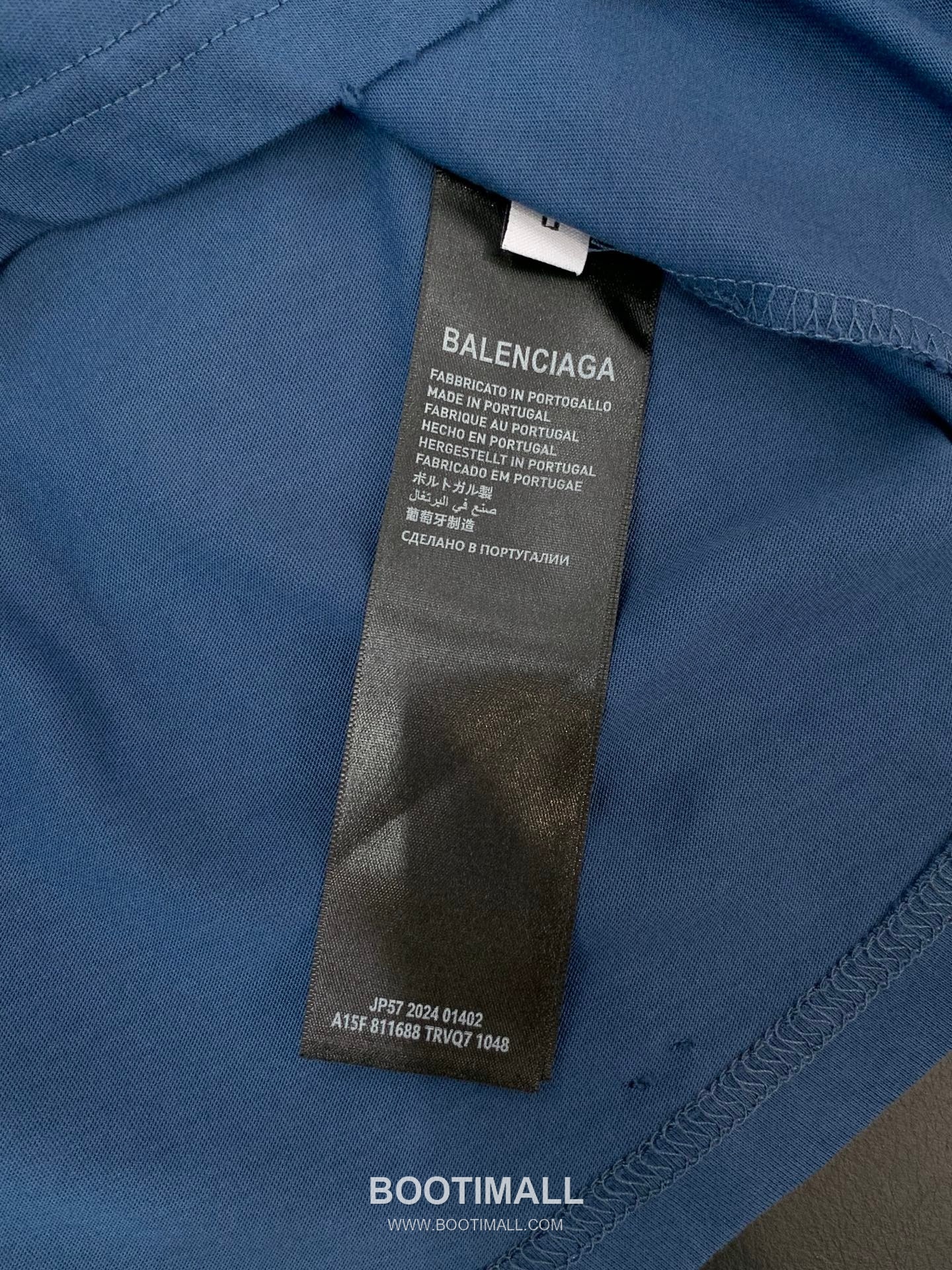 Balenciaga SS26 Cotton Crewneck T-Shirt with Logo Print 발렌시아가 SS26 코튼 크루넥 티셔츠 로고 프린트 9