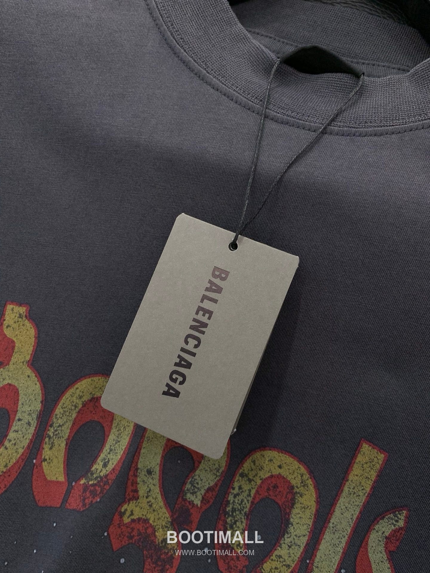 Balenciaga SS26 Cotton Crewneck T-Shirt with Logo Print 발렌시아가 SS26 코튼 크루넥 티셔츠 로고 프린트 10