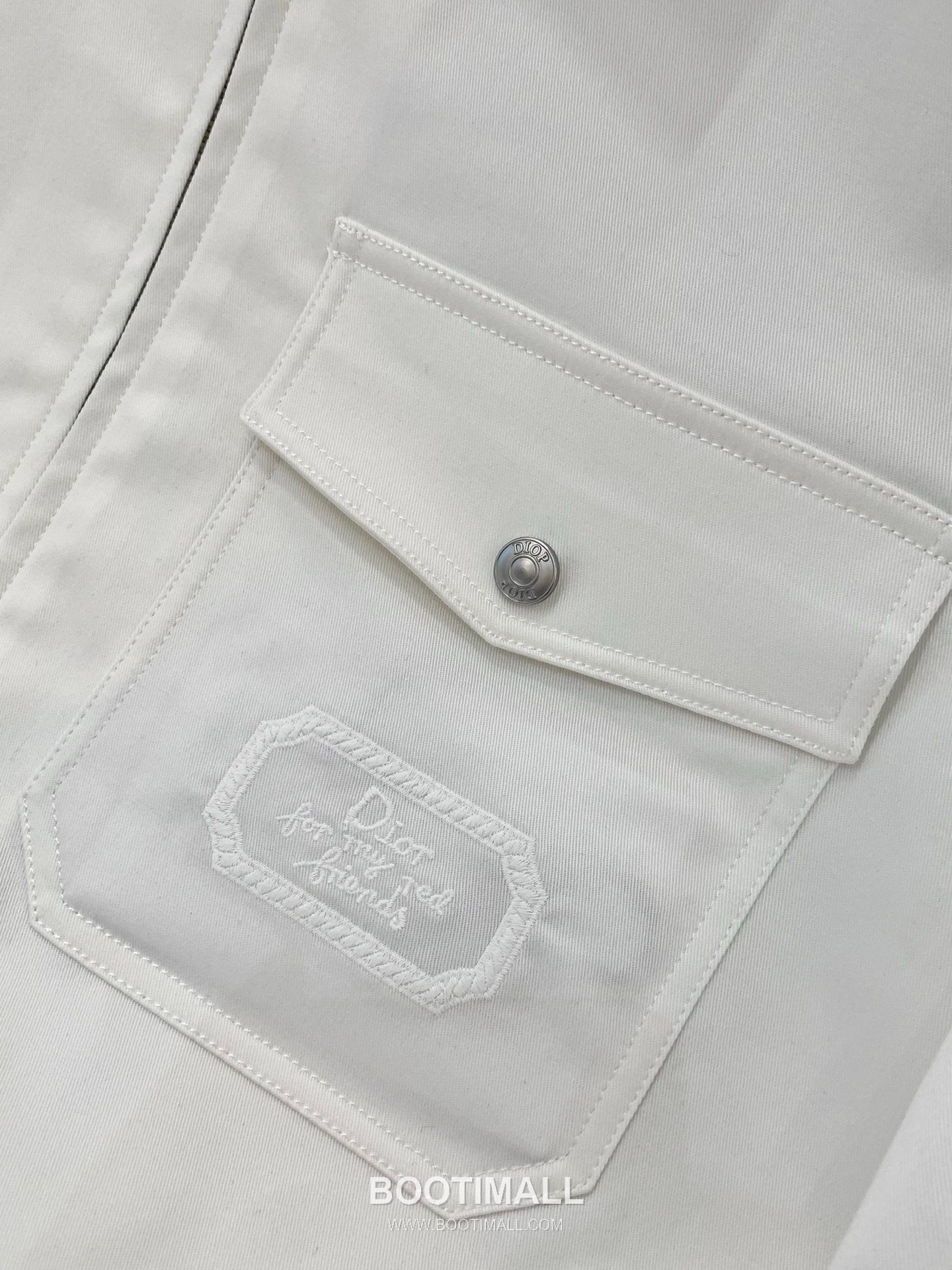 Dior SS26 Cotton Blend Collared Jacket with Embroidered Logo 디올 SS26 코튼 혼방 카라 재킷 자수 로고 6