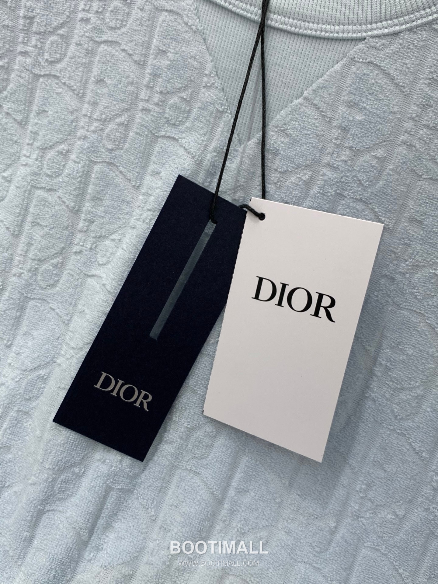 Dior SS26 Cotton Short Sleeve T-Shirt and Shorts Set with Flocked Logo 디올 SS26 코튼 반팔 티셔츠 쇼츠 세트 플로킹 로고 15