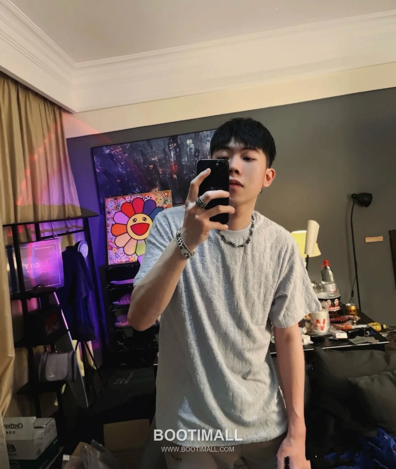 Dior SS26 Cotton Short Sleeve T-Shirt and Shorts Set with Flocked Logo 디올 SS26 코튼 반팔 티셔츠 쇼츠 세트 플로킹 로고 21