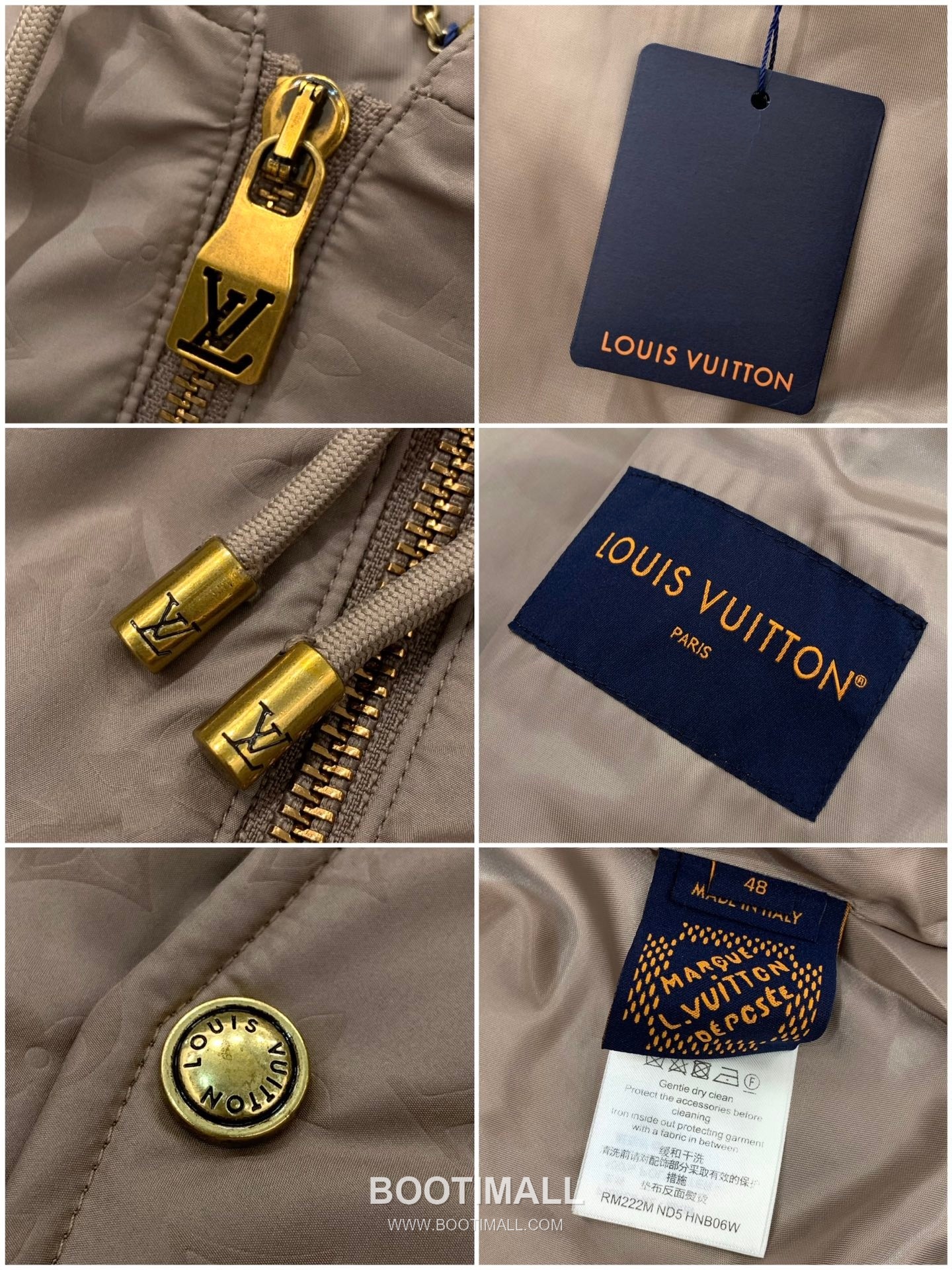 Louis Vuitton SS26 Nylon Light Padding Hooded Jacket with Jacquard Logo Pattern 루이비통 SS26 나일론 라이트 패딩 후드 재킷 자카드 로고 패턴 7