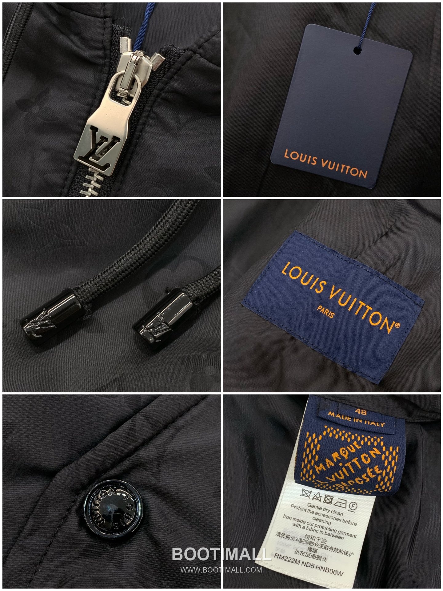 Louis Vuitton SS26 Nylon Light Padding Hooded Jacket with Jacquard Logo Pattern 루이비통 SS26 나일론 라이트 패딩 후드 재킷 자카드 로고 패턴 7