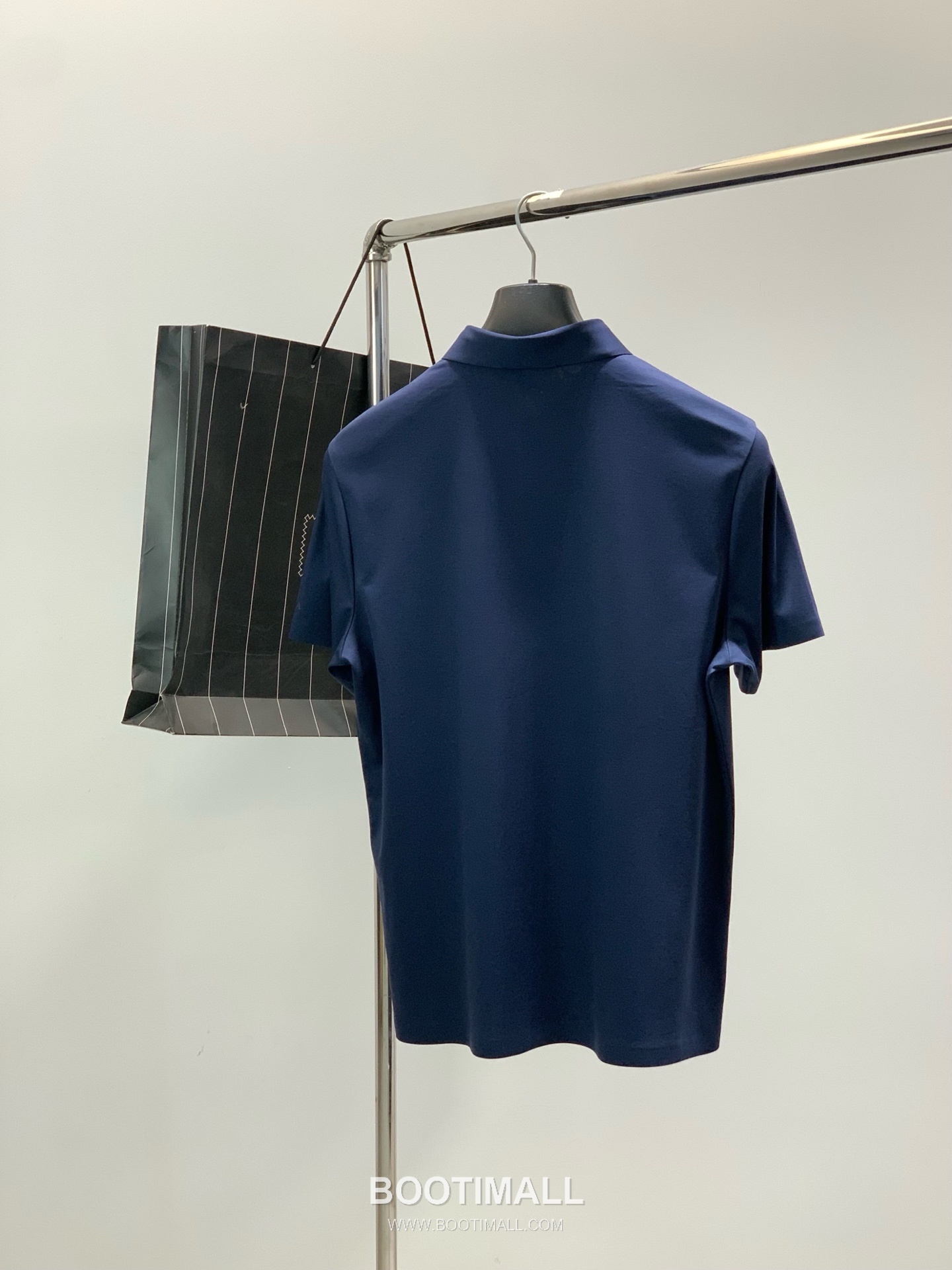 Zegna SS26 Cotton Collared Short Sleeve T-Shirt with Logo Print 제냐 SS26 코튼 카라 반팔 티셔츠 로고 프린트 2