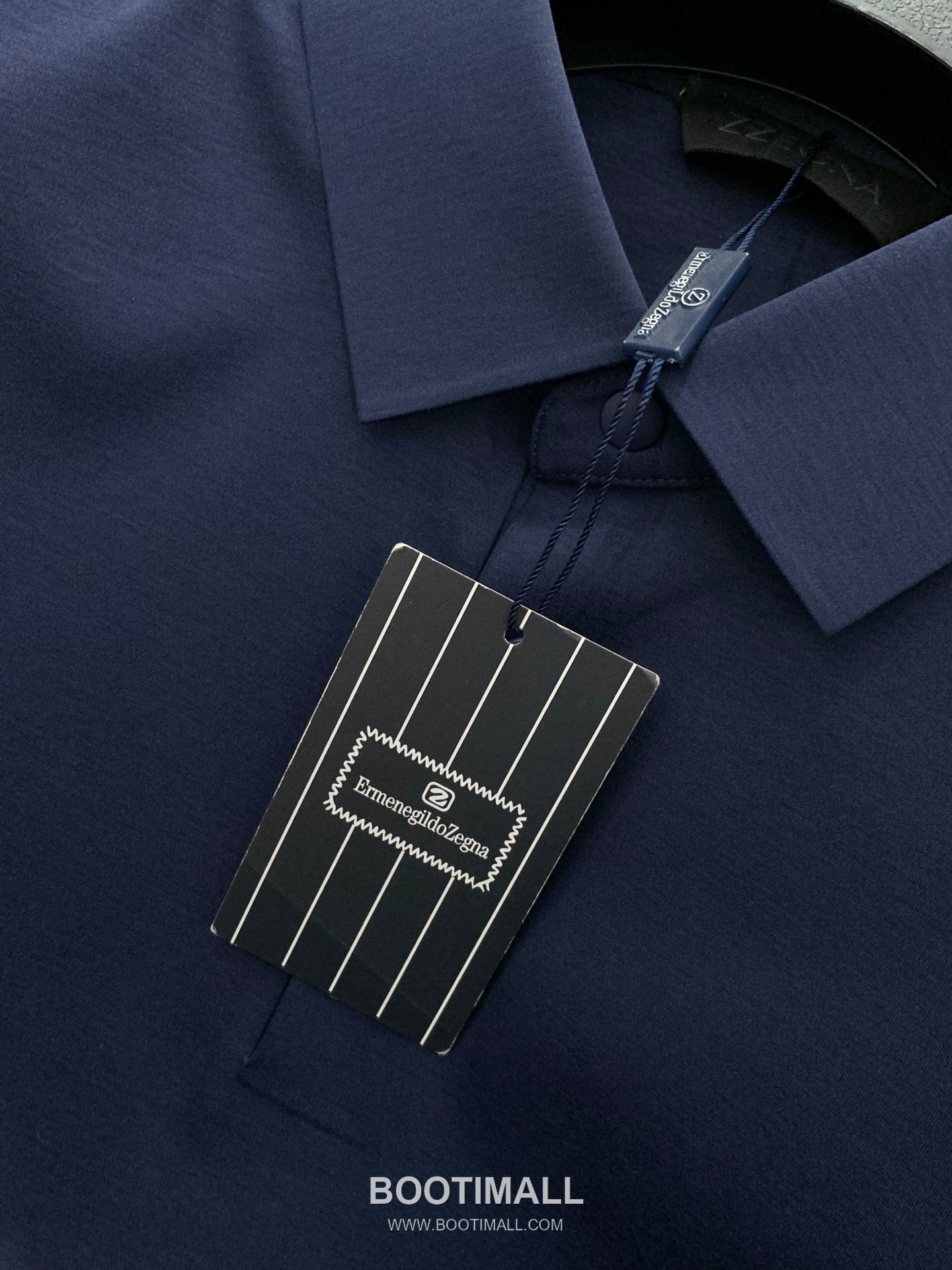 Zegna SS26 Cotton Collared Short Sleeve T-Shirt with Logo Print 제냐 SS26 코튼 카라 반팔 티셔츠 로고 프린트 8