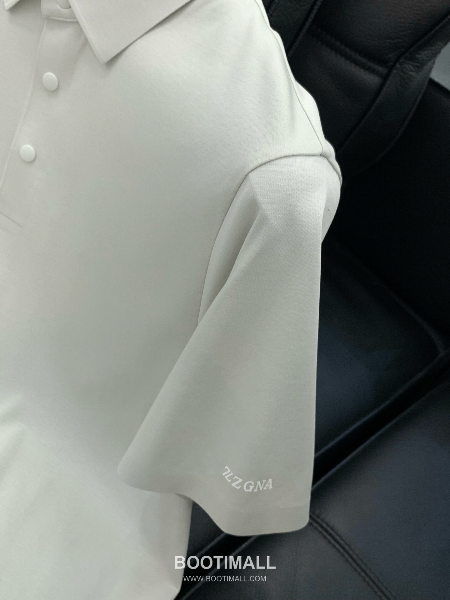 Zegna SS26 Cotton Collared Short Sleeve T-Shirt with Logo Print 제냐 SS26 코튼 카라 반팔 티셔츠 로고 프린트 5