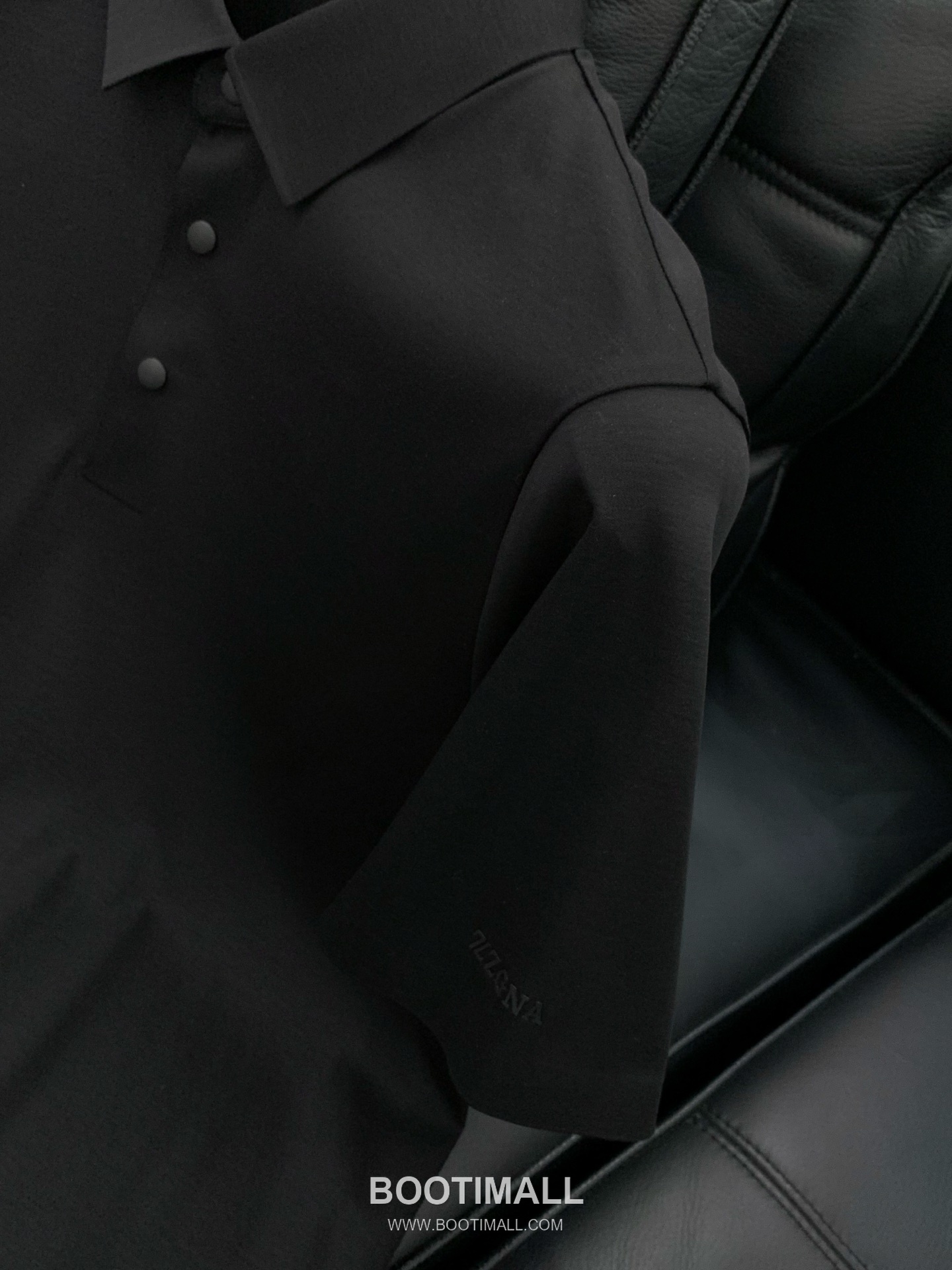 Zegna SS26 Cotton Collared Short Sleeve T-Shirt with Logo Print 제냐 SS26 코튼 카라 반팔 티셔츠 로고 프린트 5