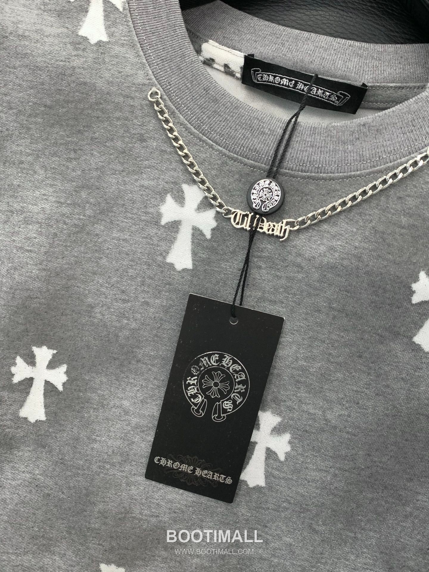 Chrome Hearts SS26 Cotton Crewneck T-Shirt with Embroidered Logo 크롬하츠 SS26 코튼 크루넥 티셔츠 자수 로고 7
