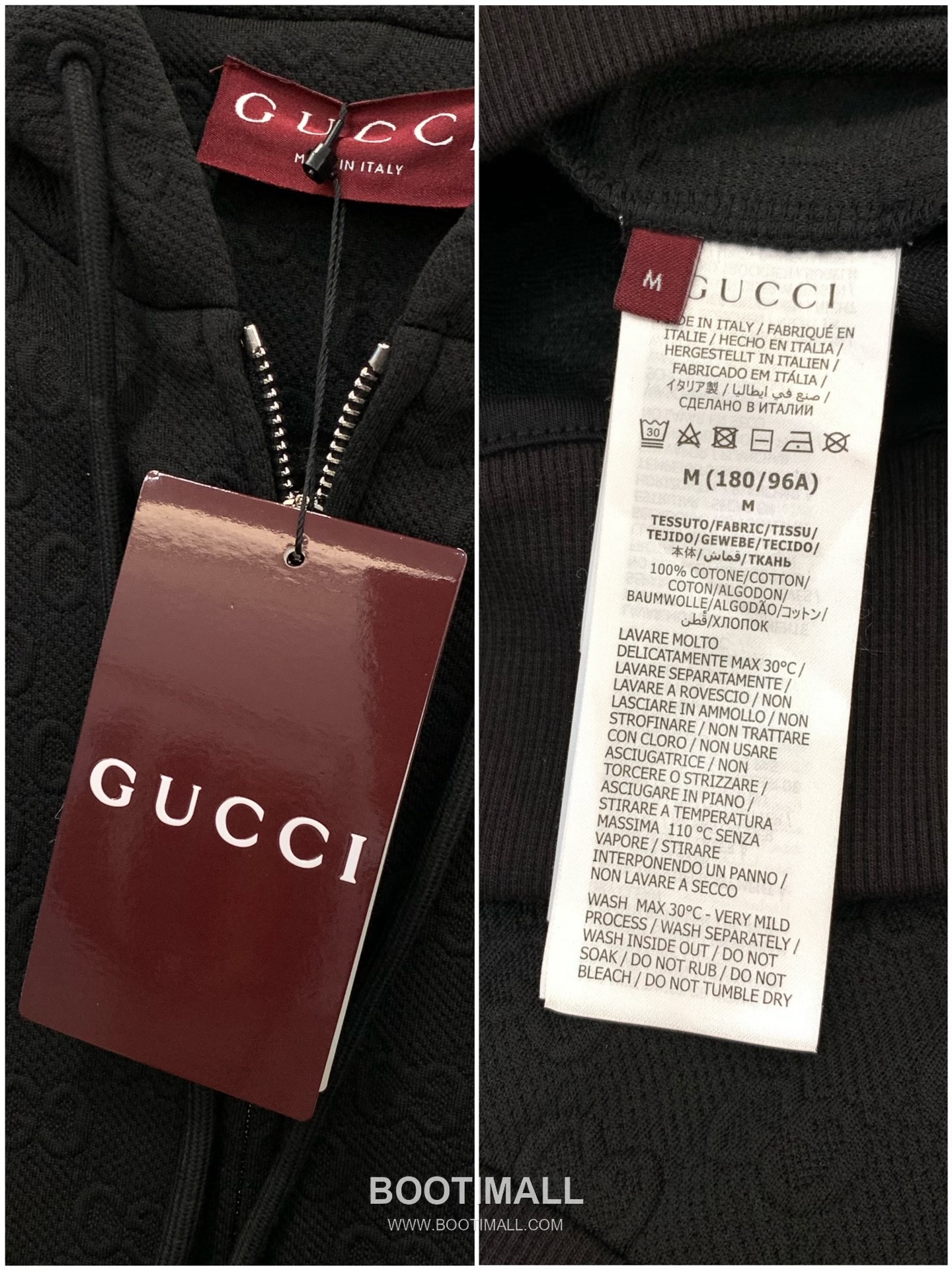 Gucci SS26 Cotton Blend Hooded Jacket with Embossed Logo 구찌 SS26 코튼 혼방 후드 재킷 엠보스 로고 8