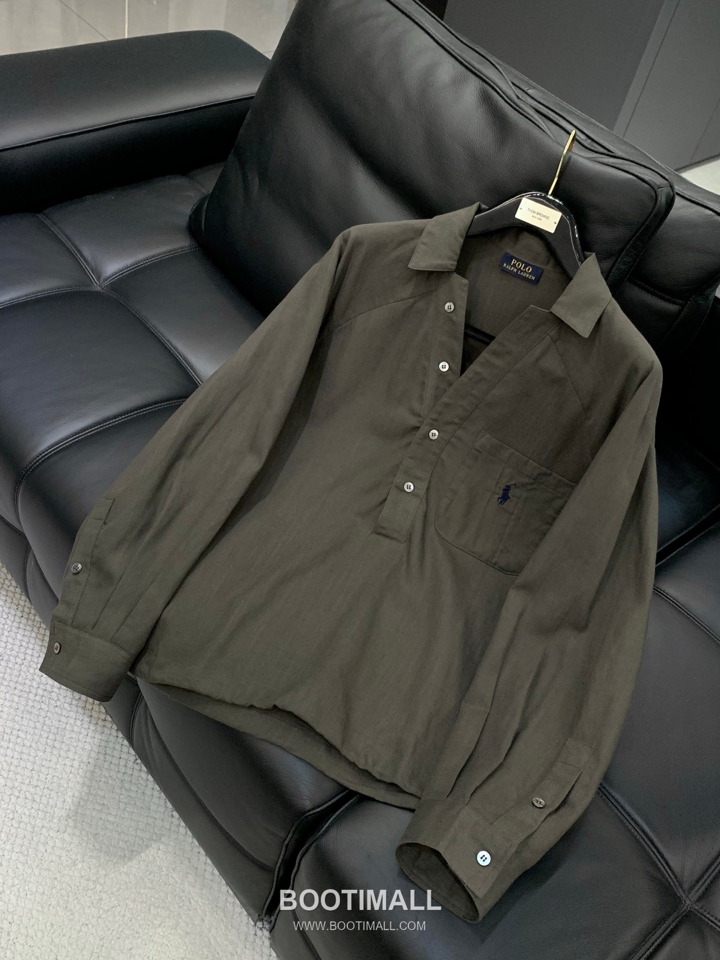 Ralph Lauren SS26 Cotton Pullover Long Sleeve Shirt with Embroidered Logo 랄프로렌 SS26 코튼 풀오버 긴팔 셔츠 자수 로고 3