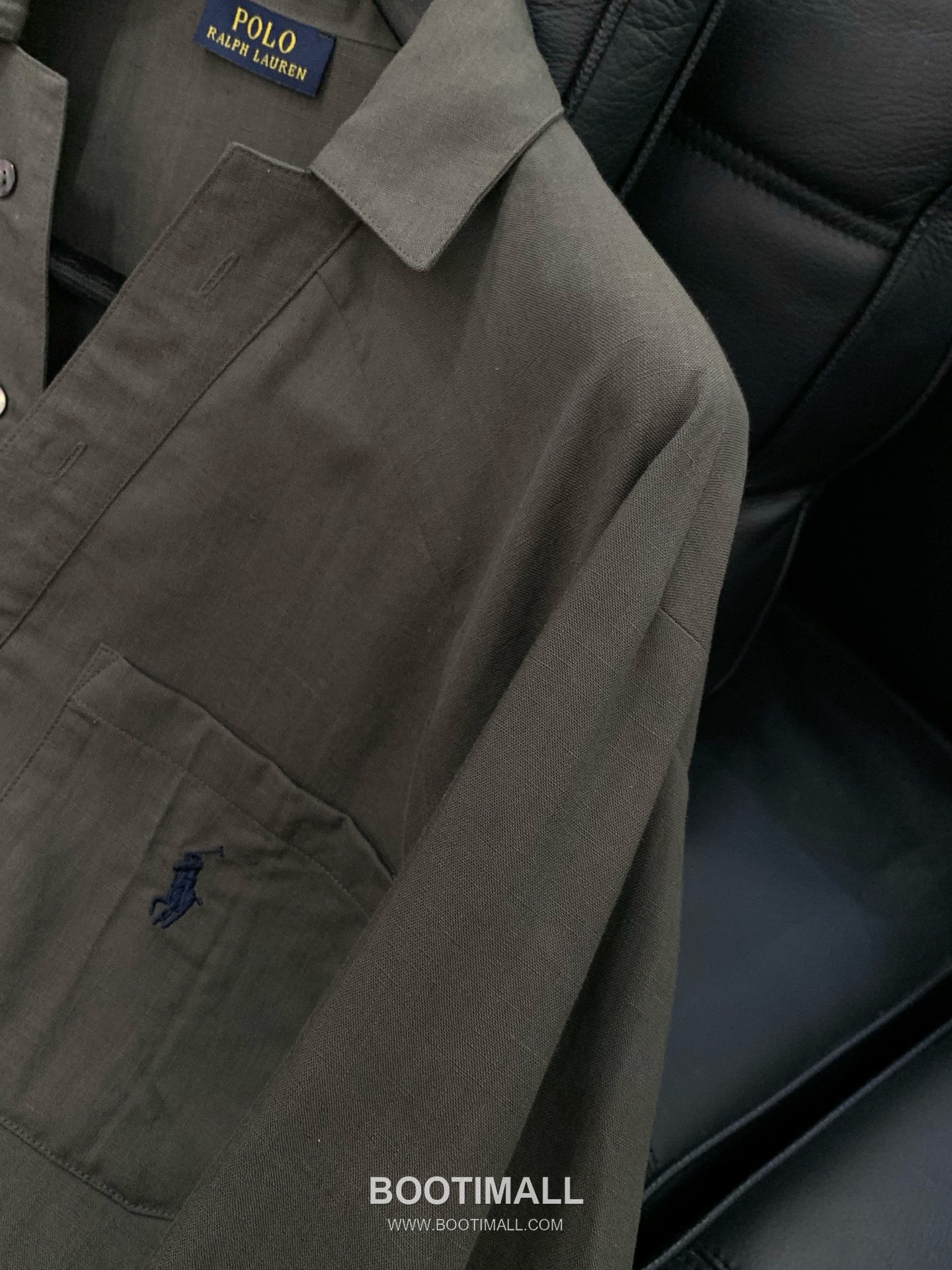 Ralph Lauren SS26 Cotton Pullover Long Sleeve Shirt with Embroidered Logo 랄프로렌 SS26 코튼 풀오버 긴팔 셔츠 자수 로고 5