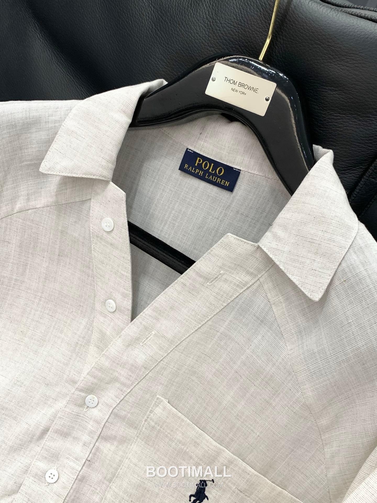 Ralph Lauren SS26 Cotton Pullover Long Sleeve Shirt with Embroidered Logo 랄프로렌 SS26 코튼 풀오버 긴팔 셔츠 자수 로고 4