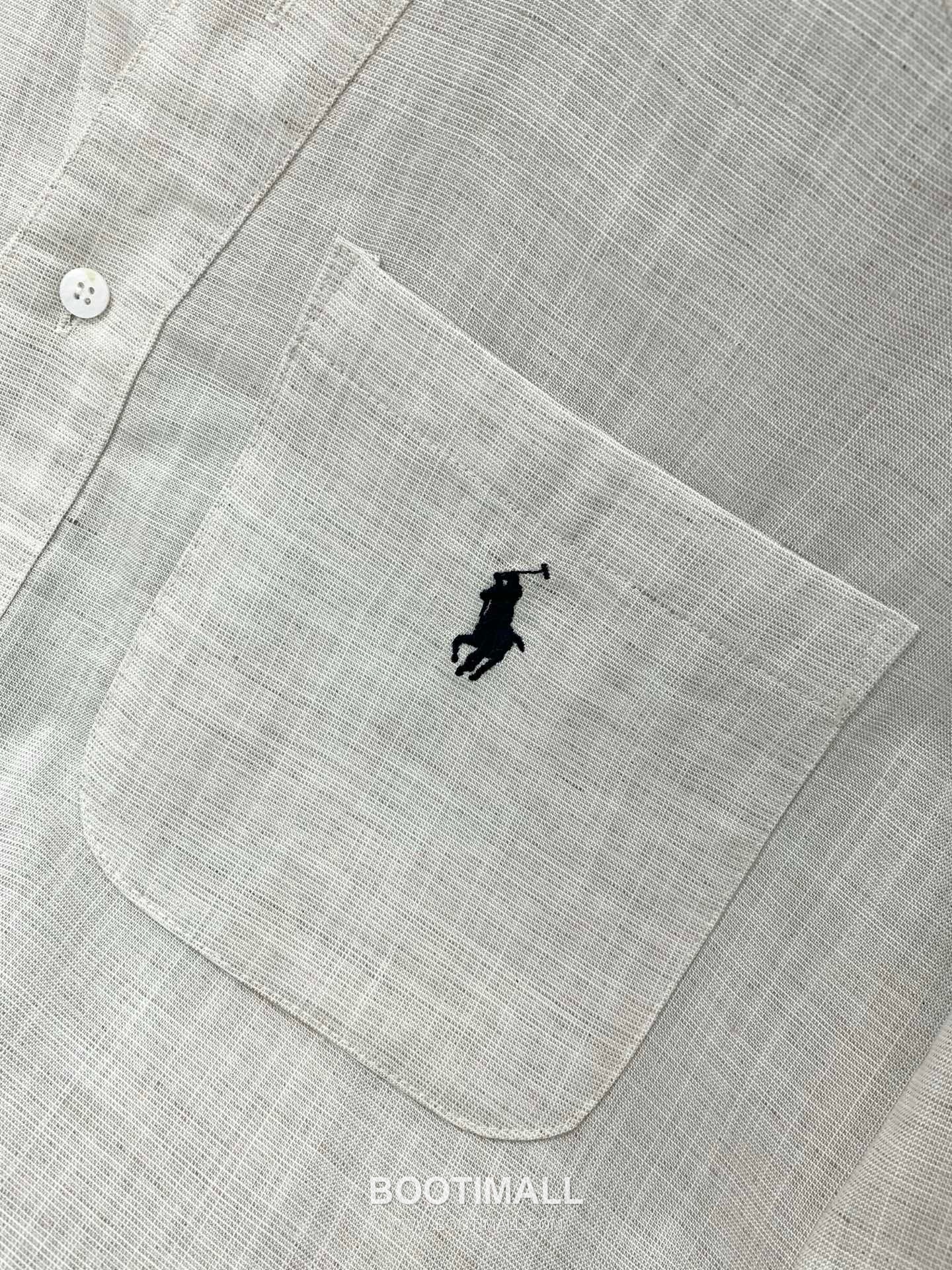 Ralph Lauren SS26 Cotton Pullover Long Sleeve Shirt with Embroidered Logo 랄프로렌 SS26 코튼 풀오버 긴팔 셔츠 자수 로고 6