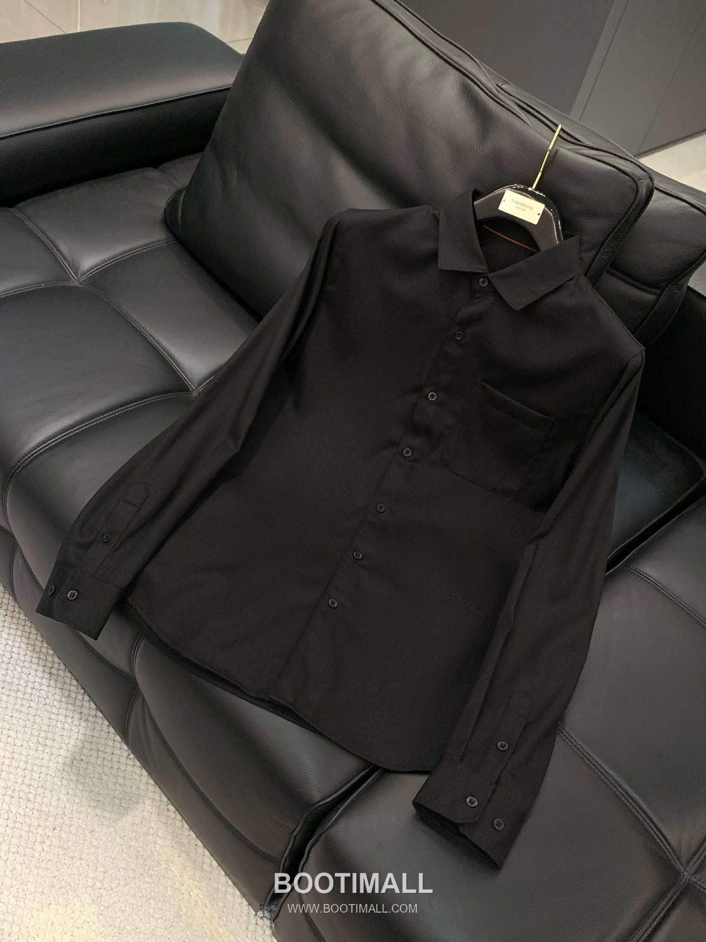 Loro Piana SS26 Cotton Long Sleeve Shirt with Embroidered Logo 로로피아나 SS26 코튼 긴팔 셔츠 자수 로고 3