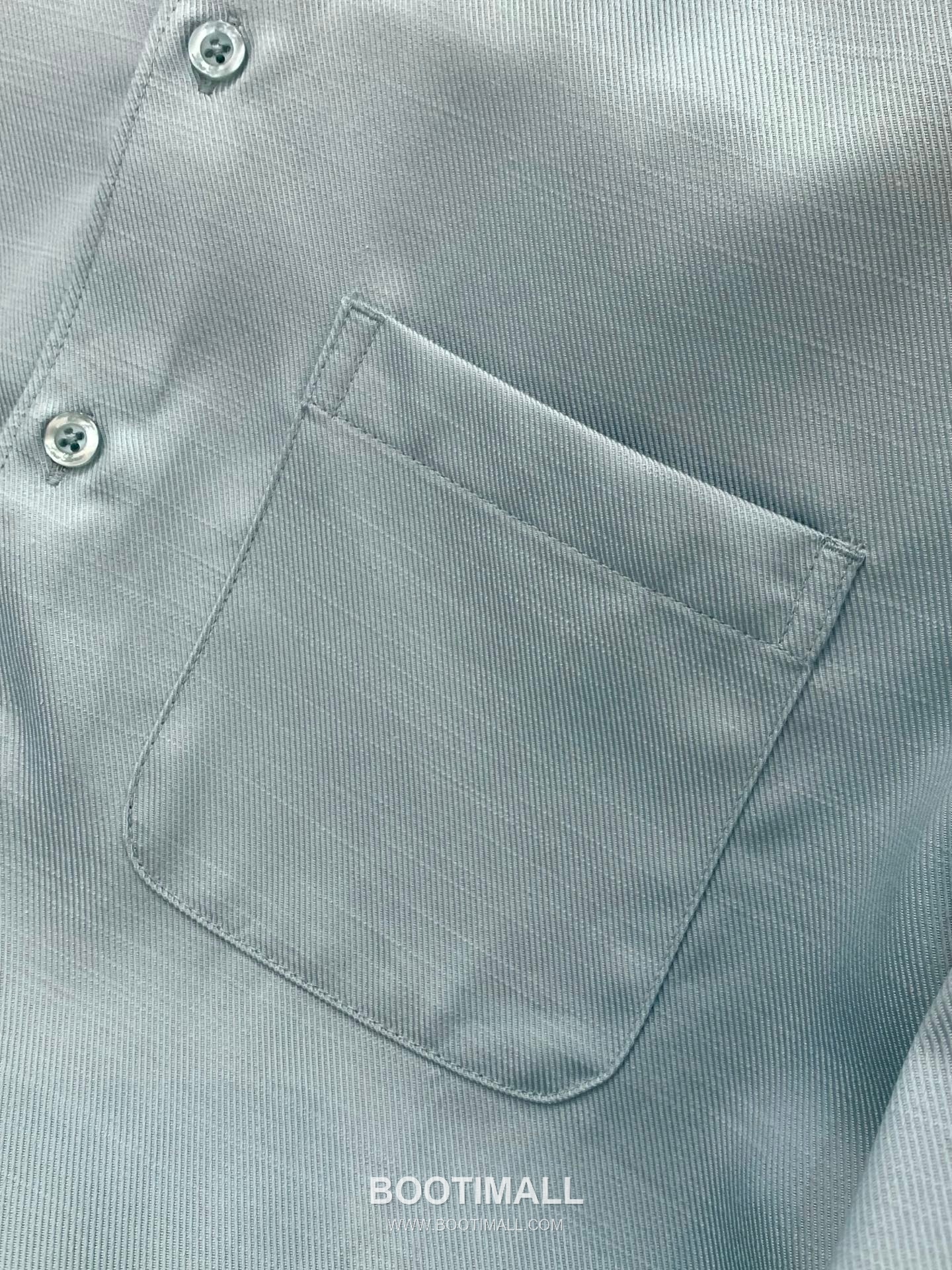 Loro Piana SS26 Cotton Long Sleeve Shirt with Embroidered Logo 로로피아나 SS26 코튼 긴팔 셔츠 자수 로고 6