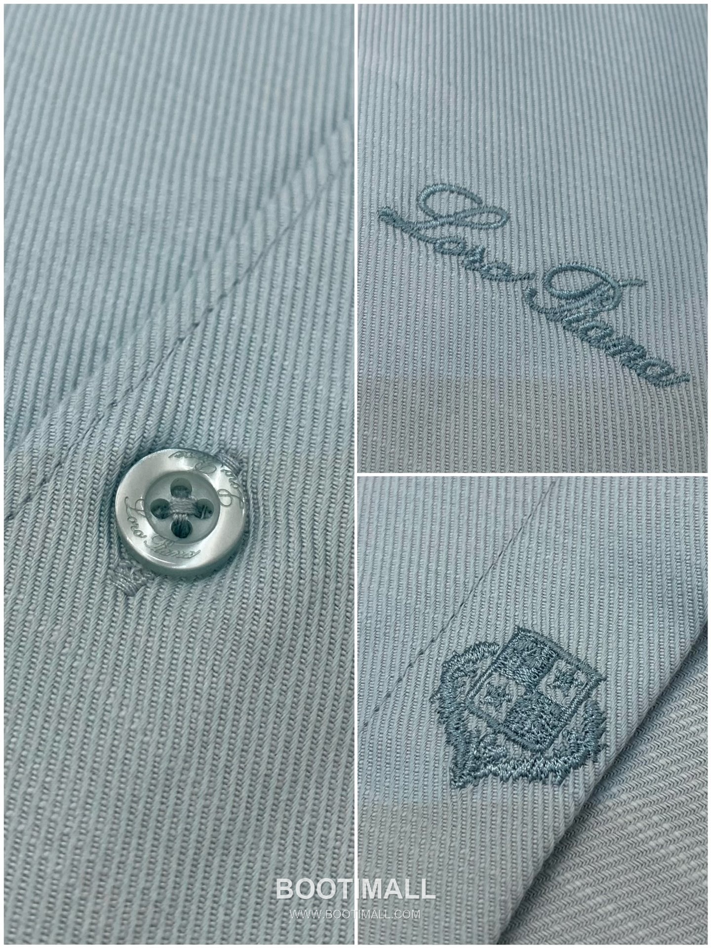 Loro Piana SS26 Cotton Long Sleeve Shirt with Embroidered Logo 로로피아나 SS26 코튼 긴팔 셔츠 자수 로고 8