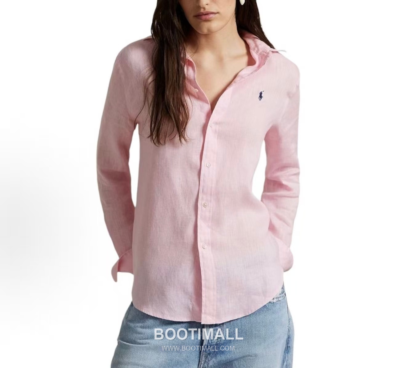 Ralph Lauren SS26 Cotton Long Sleeve Shirt with Embroidered Logo 랄프로렌 SS26 코튼 긴팔 셔츠 자수 로고 2