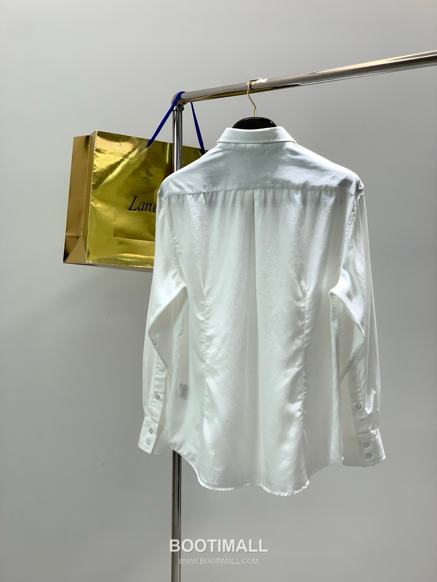 Brunello Cucinelli SS26 Cotton Long Sleeve Shirt with Embroidered Logo 브루넬로 쿠치넬리 SS26 코튼 긴팔 셔츠 자수 로고 2