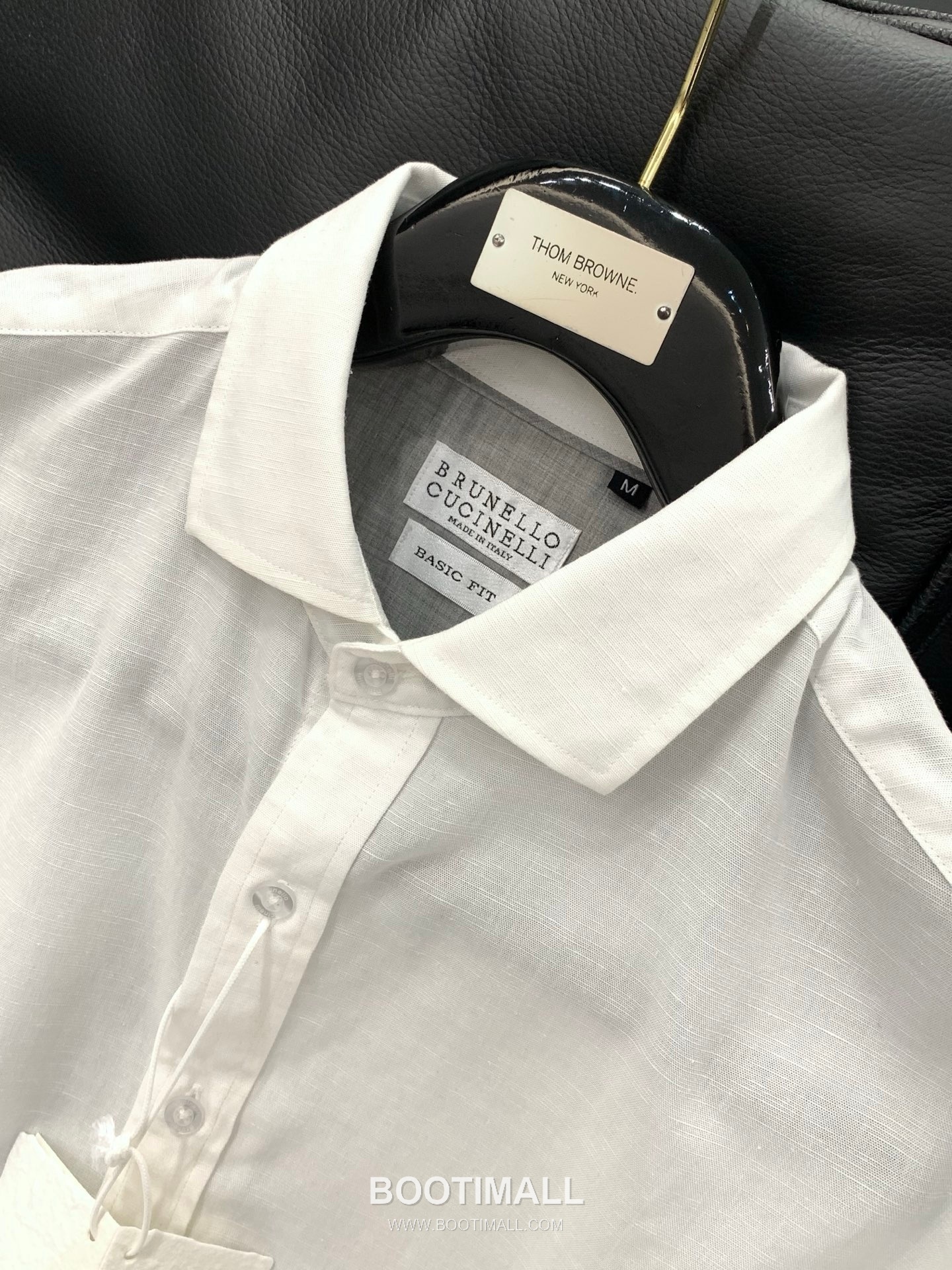 Brunello Cucinelli SS26 Cotton Long Sleeve Shirt with Embroidered Logo 브루넬로 쿠치넬리 SS26 코튼 긴팔 셔츠 자수 로고 4
