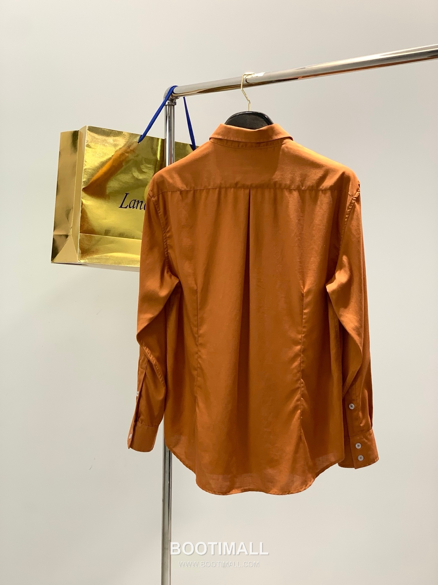 Brunello Cucinelli SS26 Cotton Long Sleeve Shirt with Embroidered Logo 브루넬로 쿠치넬리 SS26 코튼 긴팔 셔츠 자수 로고 2