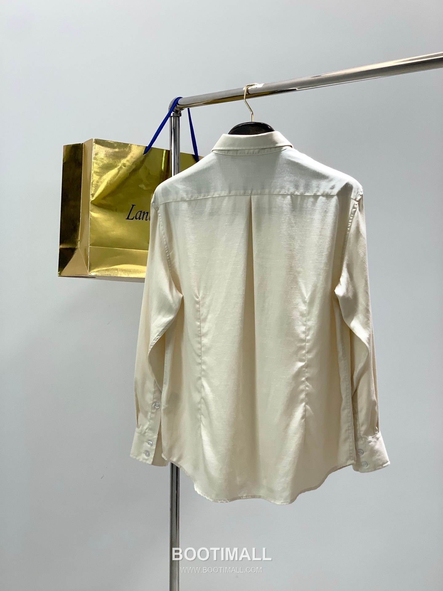 Brunello Cucinelli SS26 Cotton Long Sleeve Shirt with Embroidered Logo 브루넬로 쿠치넬리 SS26 코튼 긴팔 셔츠 자수 로고 2