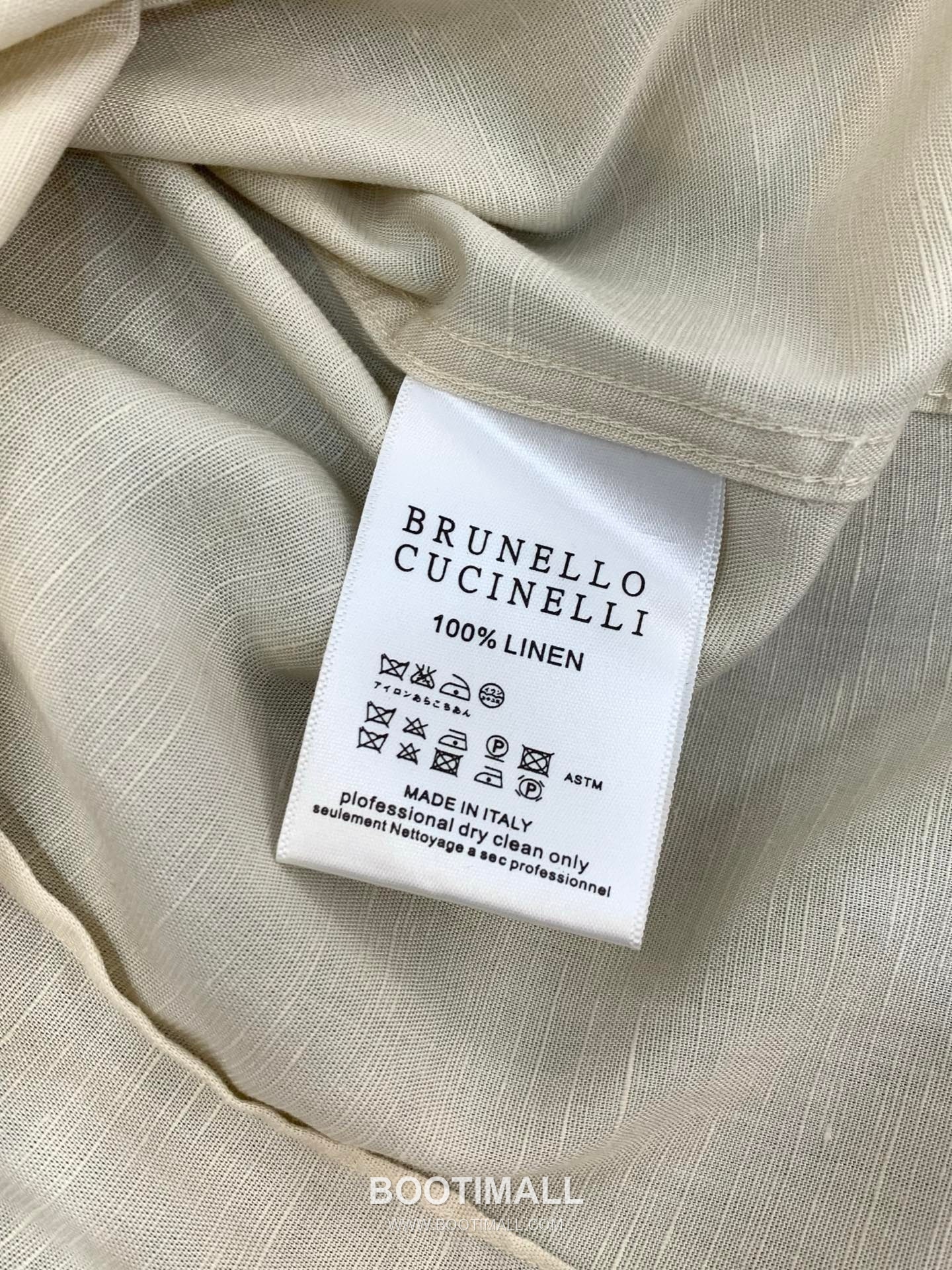 Brunello Cucinelli SS26 Cotton Long Sleeve Shirt with Embroidered Logo 브루넬로 쿠치넬리 SS26 코튼 긴팔 셔츠 자수 로고 8