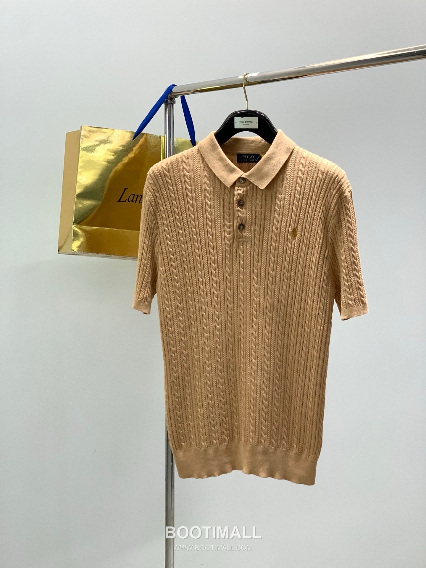 Ralph Lauren SS26 Cotton Knit Collared Short Sleeve Shirt with Embroidered Logo 랄프로렌 SS26 코튼 니트 카라 반팔 셔츠 자수 로고 8