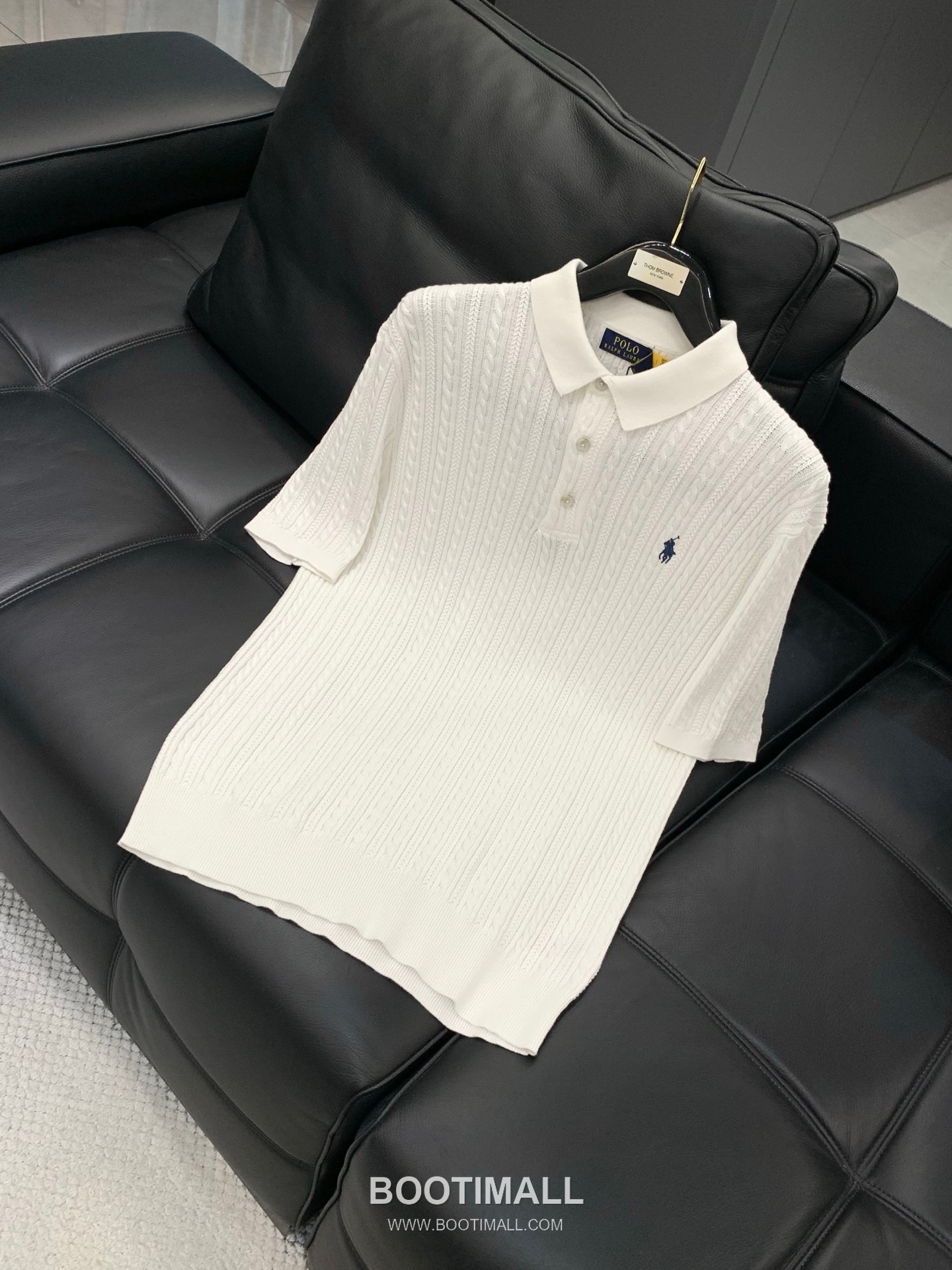 Ralph Lauren SS26 Cotton Knit Collared Short Sleeve Shirt with Embroidered Logo 랄프로렌 SS26 코튼 니트 카라 반팔 셔츠 자수 로고 3
