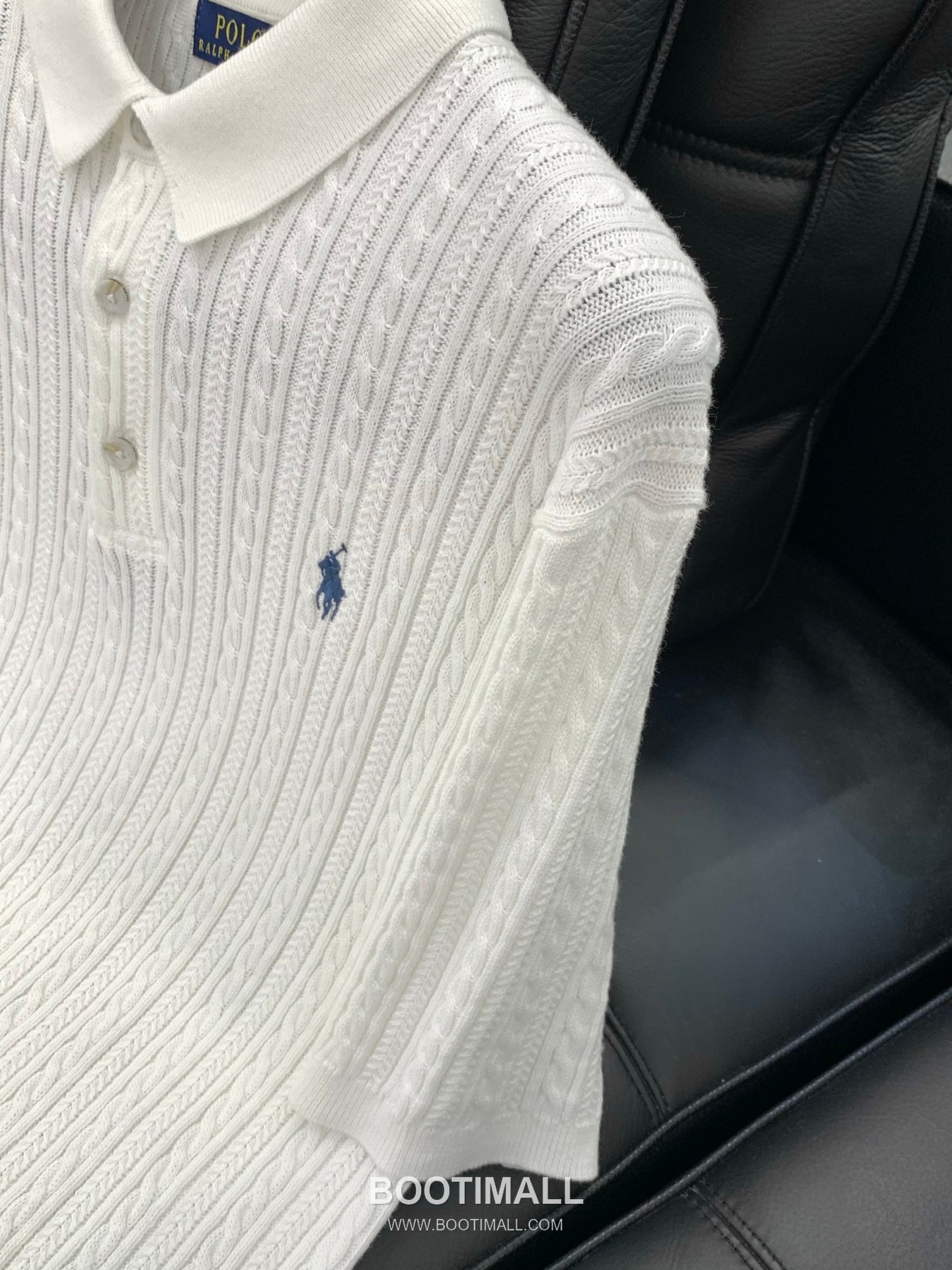 Ralph Lauren SS26 Cotton Knit Collared Short Sleeve Shirt with Embroidered Logo 랄프로렌 SS26 코튼 니트 카라 반팔 셔츠 자수 로고 5