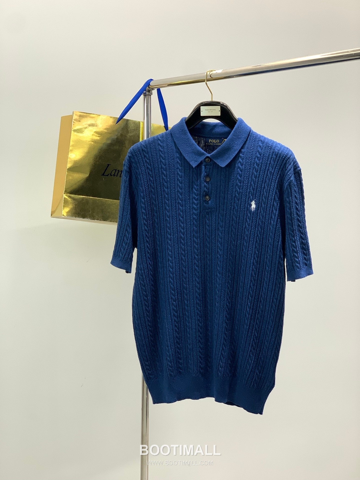 Ralph Lauren SS26 Cotton Knit Collared Short Sleeve Shirt with Embroidered Logo 랄프로렌 SS26 코튼 니트 카라 반팔 셔츠 자수 로고 1